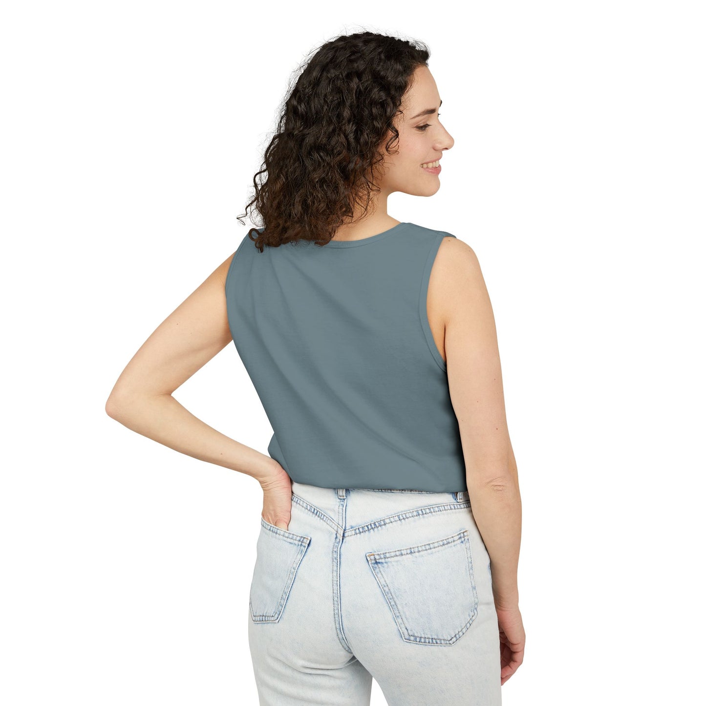 Garment-Dyed Tank Top - Sustainable US Cotton - Unisex Fit, Men's Stylish Tank Top, Specially Made Money Rolling Variant
