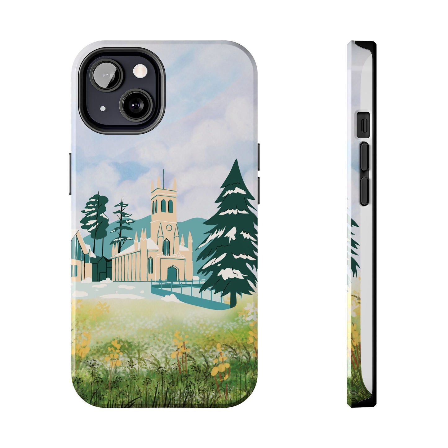 Tough Phone Cases, Beautiful Scenery Phone Cases, Protect Your Phone with Sleek and Tough Cases, Glossy Finish Phone Cases – Tough, Reliable, and Wireless Charging Ready