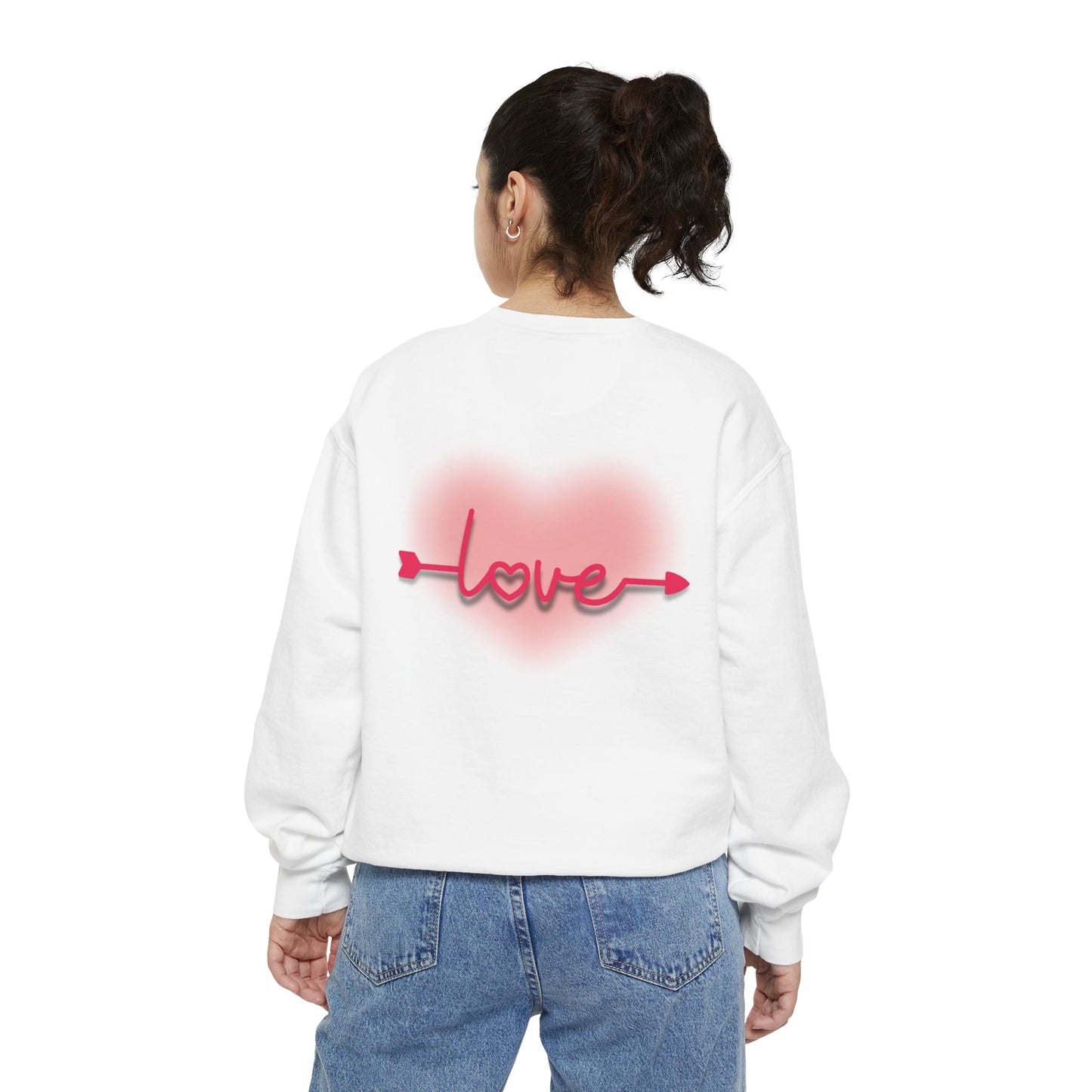 Cute Love Tree Unisex Sweatshirt - Perfect for Valentine's Day