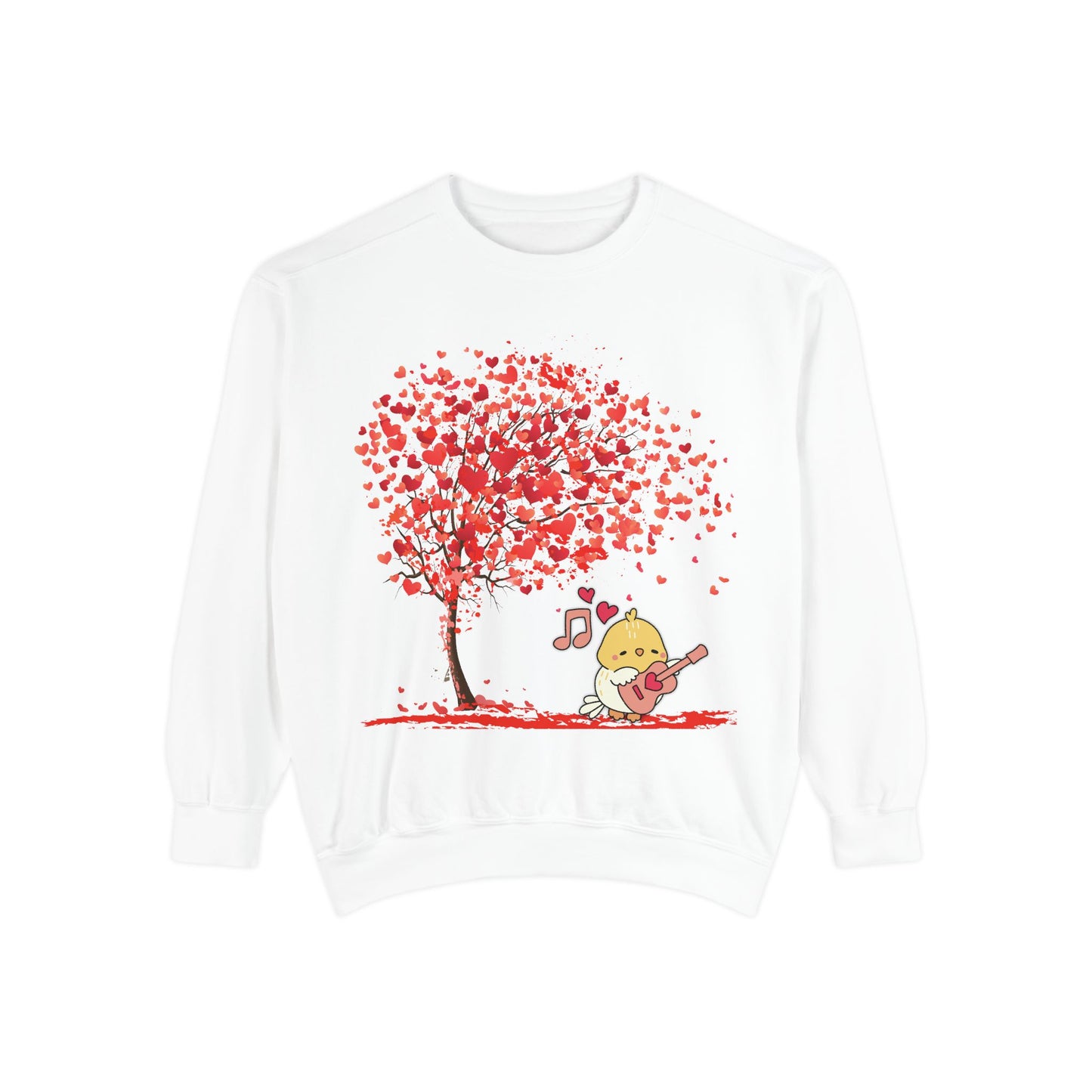 Cute Love Tree Unisex Sweatshirt - Perfect for Valentine's Day