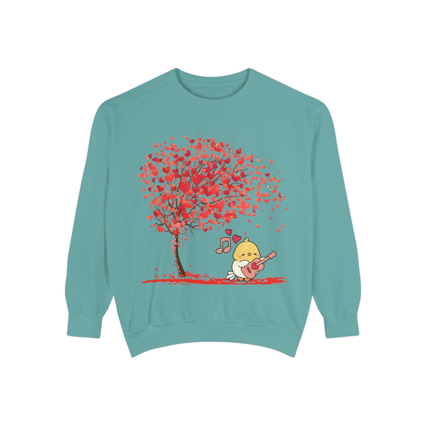 Cute Love Tree Unisex Sweatshirt - Perfect for Valentine's Day