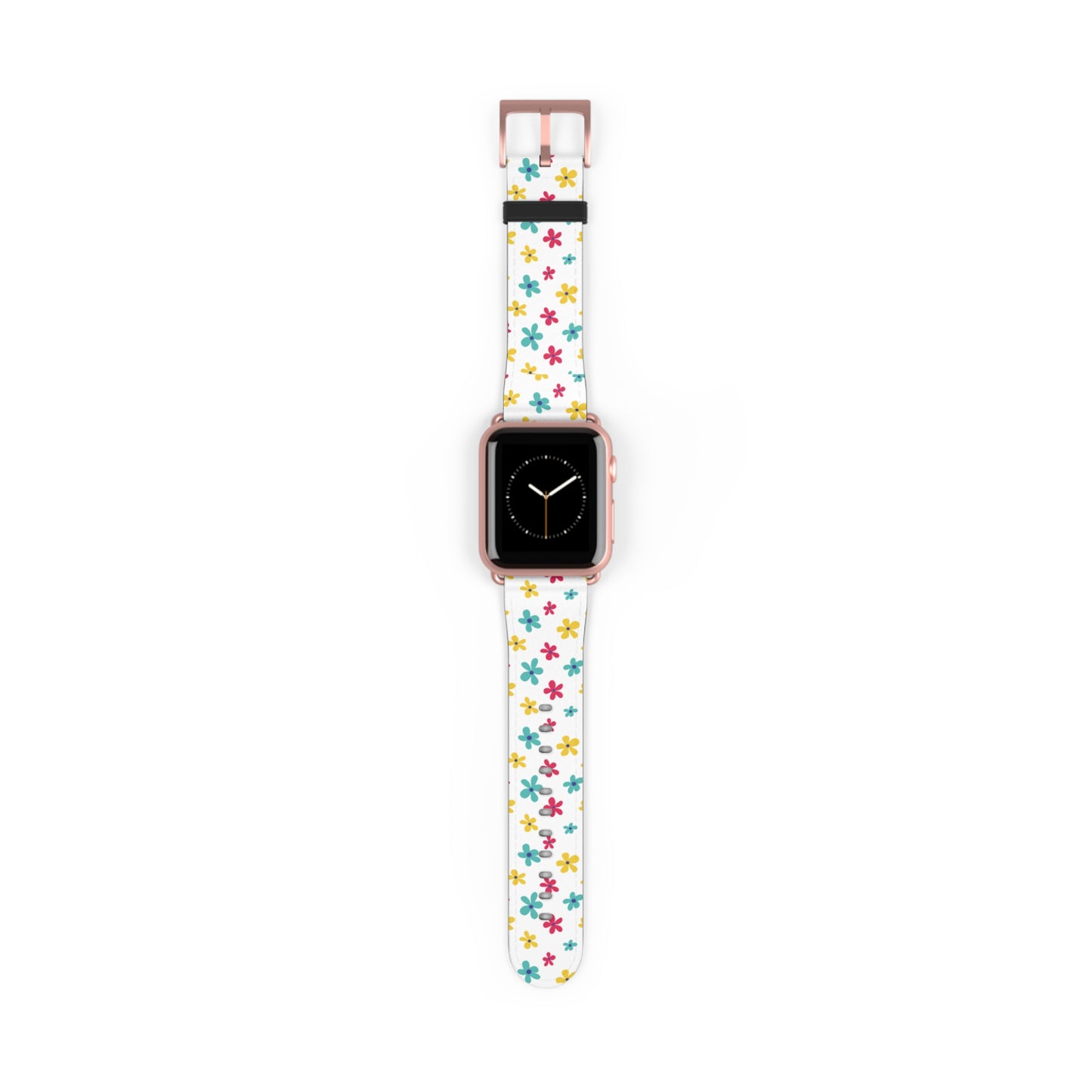 Watch Bands, Stylish And Unique, Durable And Timeless Beauty, Multicolor Design, Flowers All Over