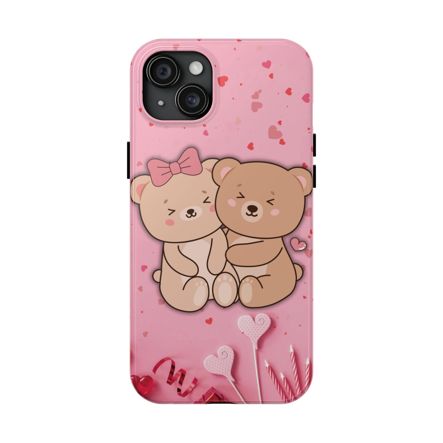 Cute Bear Couple Phone Case - Valentine's Day Gift