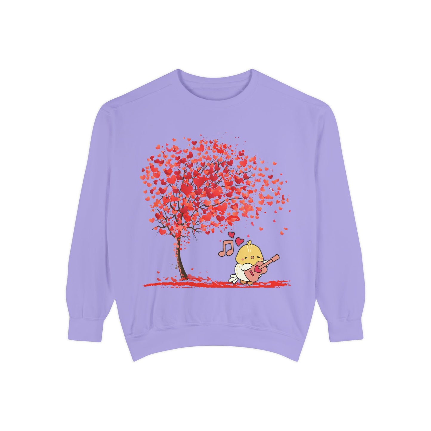 Cute Love Tree Unisex Sweatshirt - Perfect for Valentine's Day