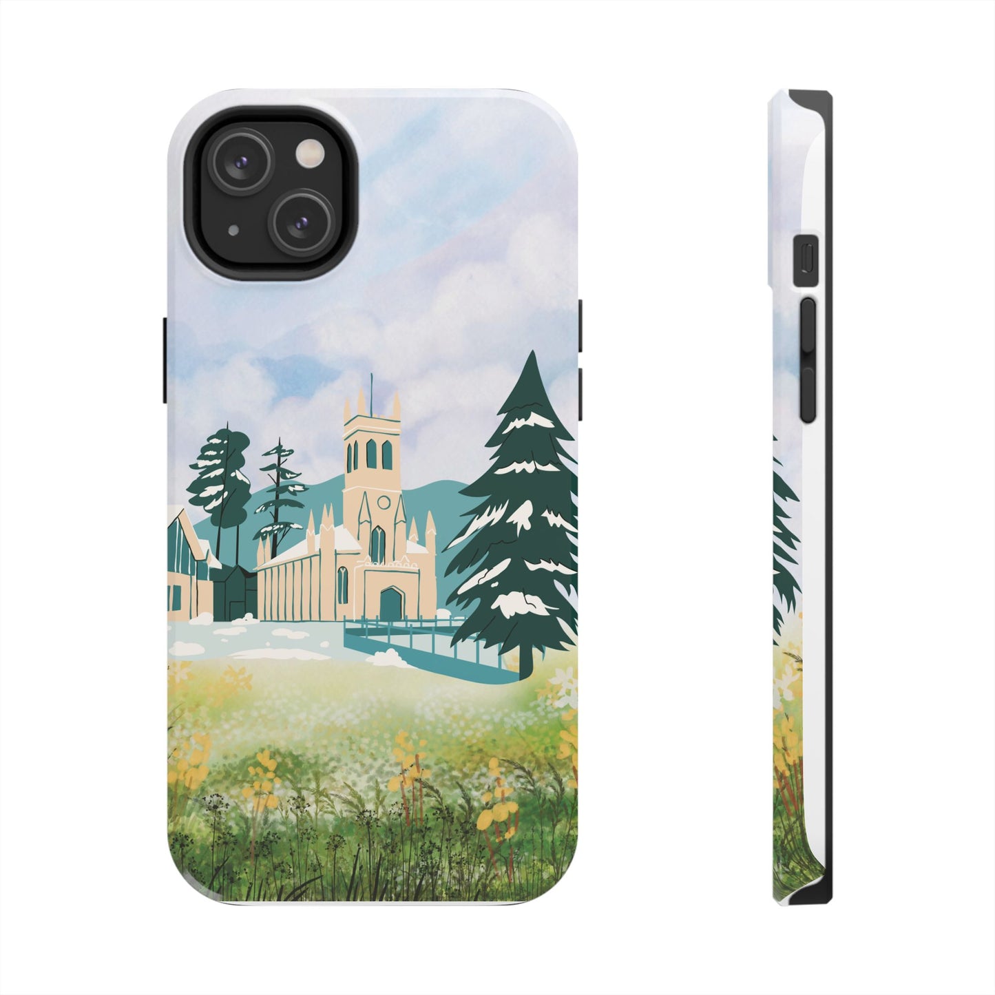 Tough Phone Cases, Beautiful Scenery Phone Cases, Protect Your Phone with Sleek and Tough Cases, Glossy Finish Phone Cases – Tough, Reliable, and Wireless Charging Ready