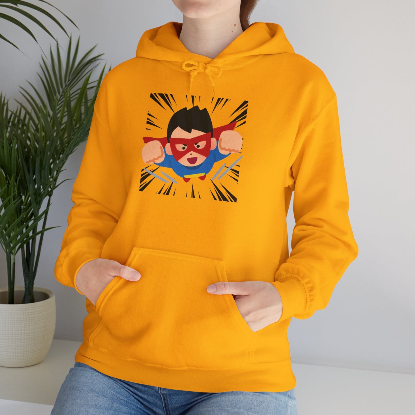 Cozy Hooded Sweatshirt with Kangaroo Pocket and Color-Matched Drawstring - Unisex, Comfortable, Durable And Stylish, Unisex Hoodie