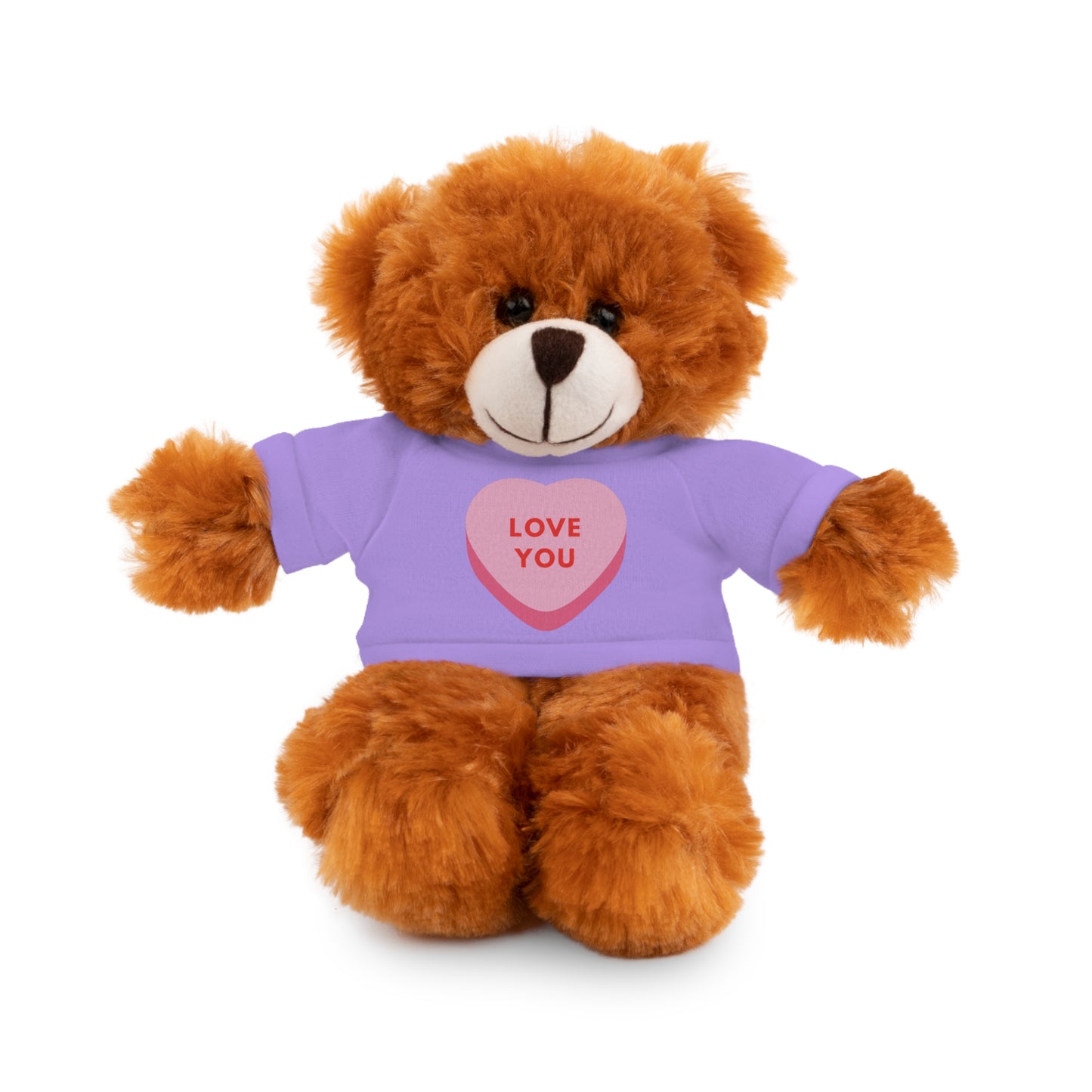 Love You Stuffed Animal with Tee | Adorable Gift for Kids & Occasions, Best Gift For Him/Her, Valentine Special Edition