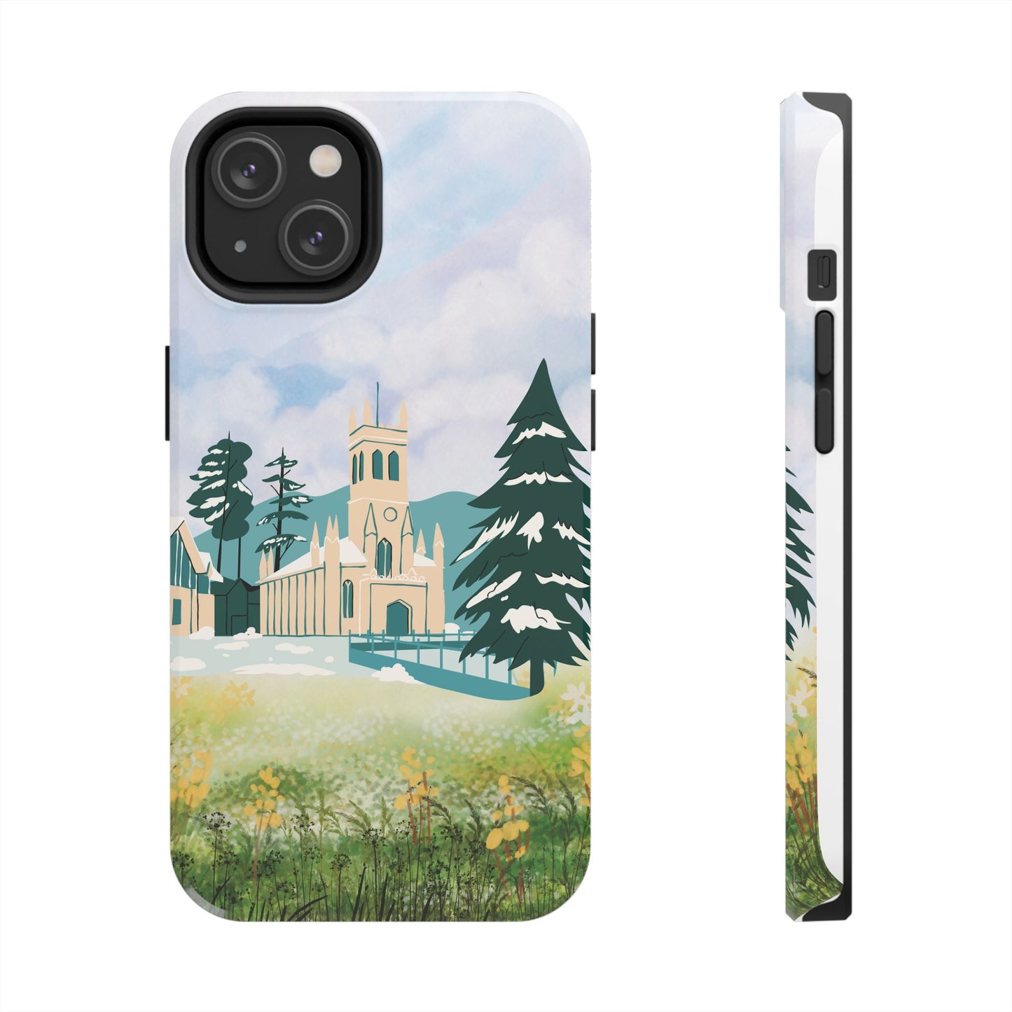 Tough Phone Cases, Beautiful Scenery Phone Cases, Protect Your Phone with Sleek and Tough Cases, Glossy Finish Phone Cases – Tough, Reliable, and Wireless Charging Ready