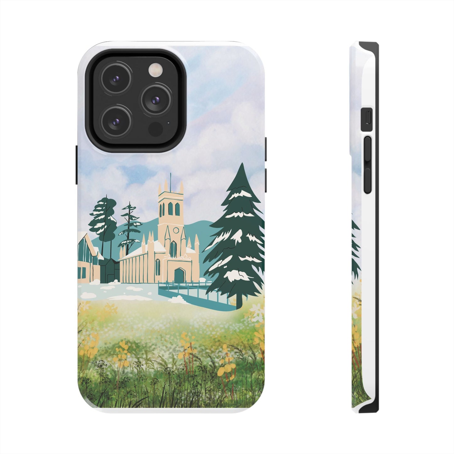 Tough Phone Cases, Beautiful Scenery Phone Cases, Protect Your Phone with Sleek and Tough Cases, Glossy Finish Phone Cases – Tough, Reliable, and Wireless Charging Ready