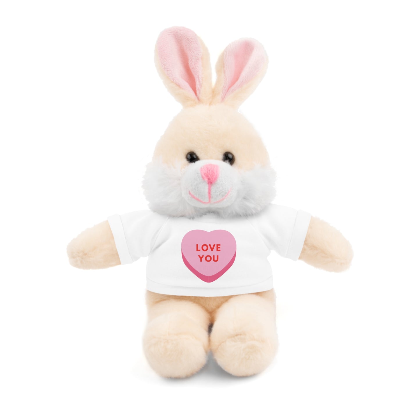 Love You Stuffed Animal with Tee | Adorable Gift for Kids & Occasions, Best Gift For Him/Her, Valentine Special Edition