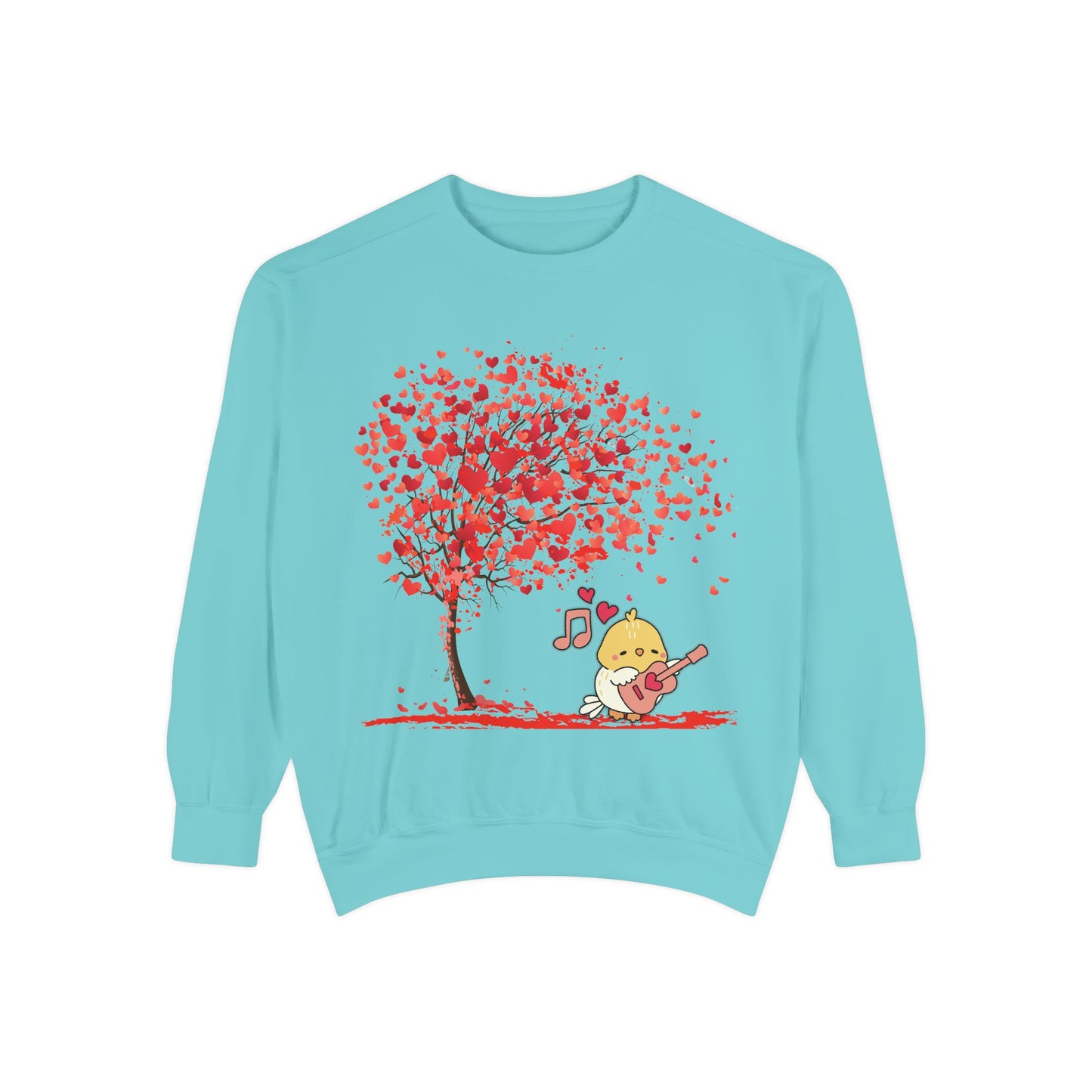 Cute Love Tree Unisex Sweatshirt - Perfect for Valentine's Day