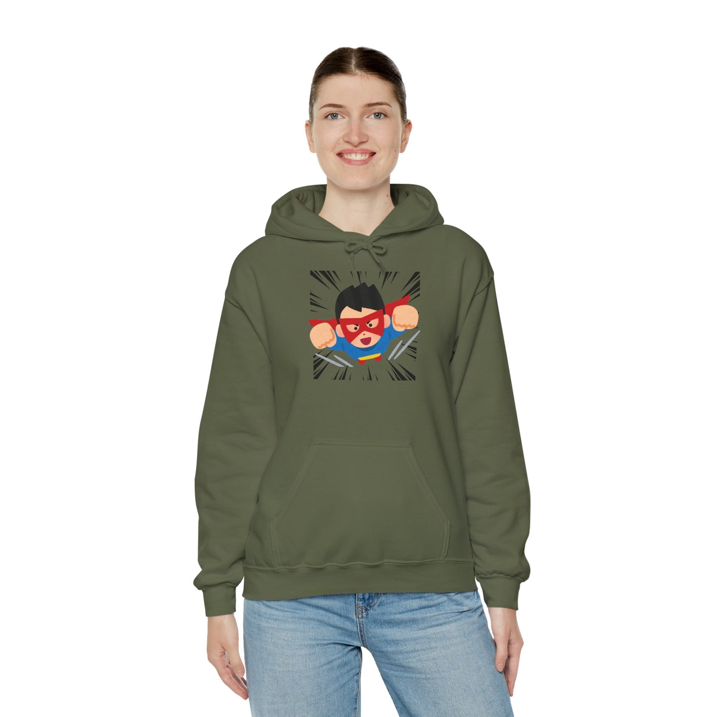 Cozy Hooded Sweatshirt with Kangaroo Pocket and Color-Matched Drawstring - Unisex, Comfortable, Durable And Stylish, Unisex Hoodie