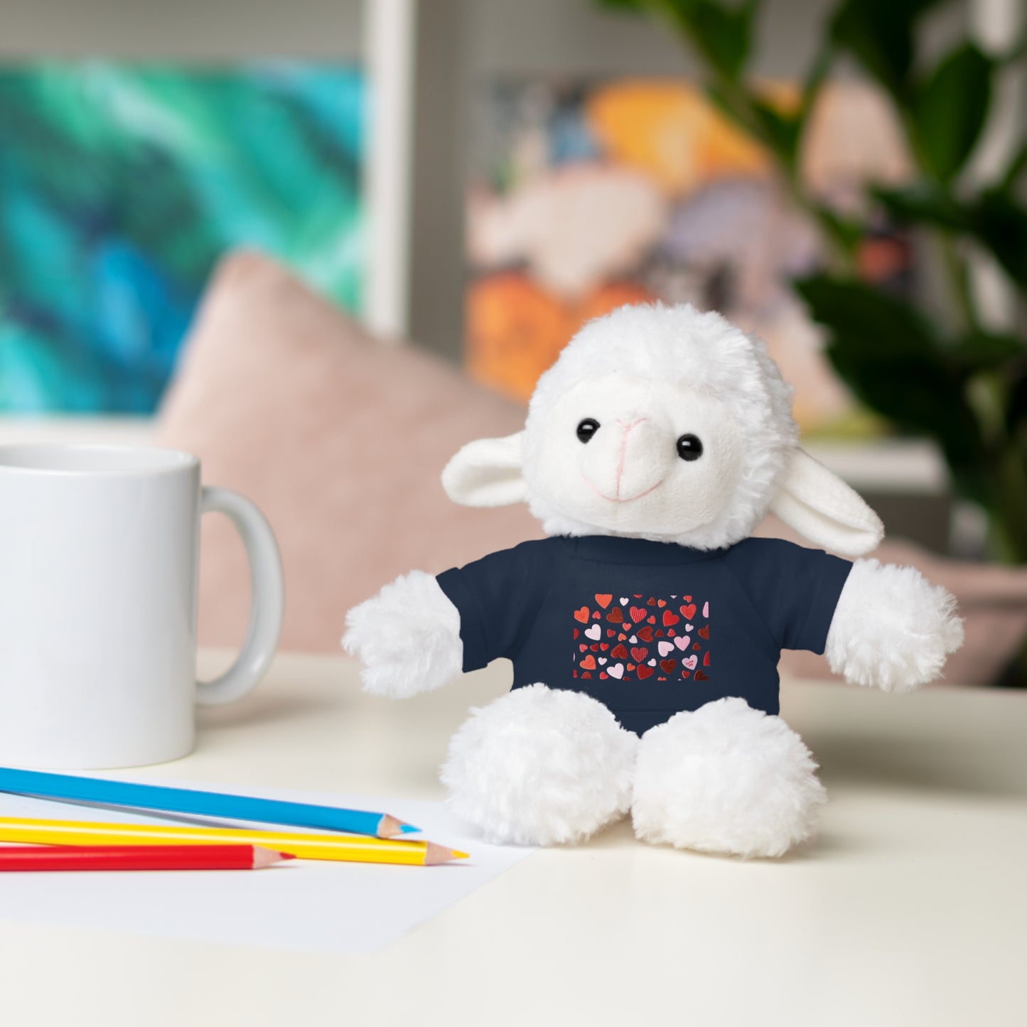 Adorable Stuffed Bear with Heart Tee - Perfect Gift for Kids on Valentine's Day or Birthdays, Best Gift For Him/Her, Valentine Special Variant