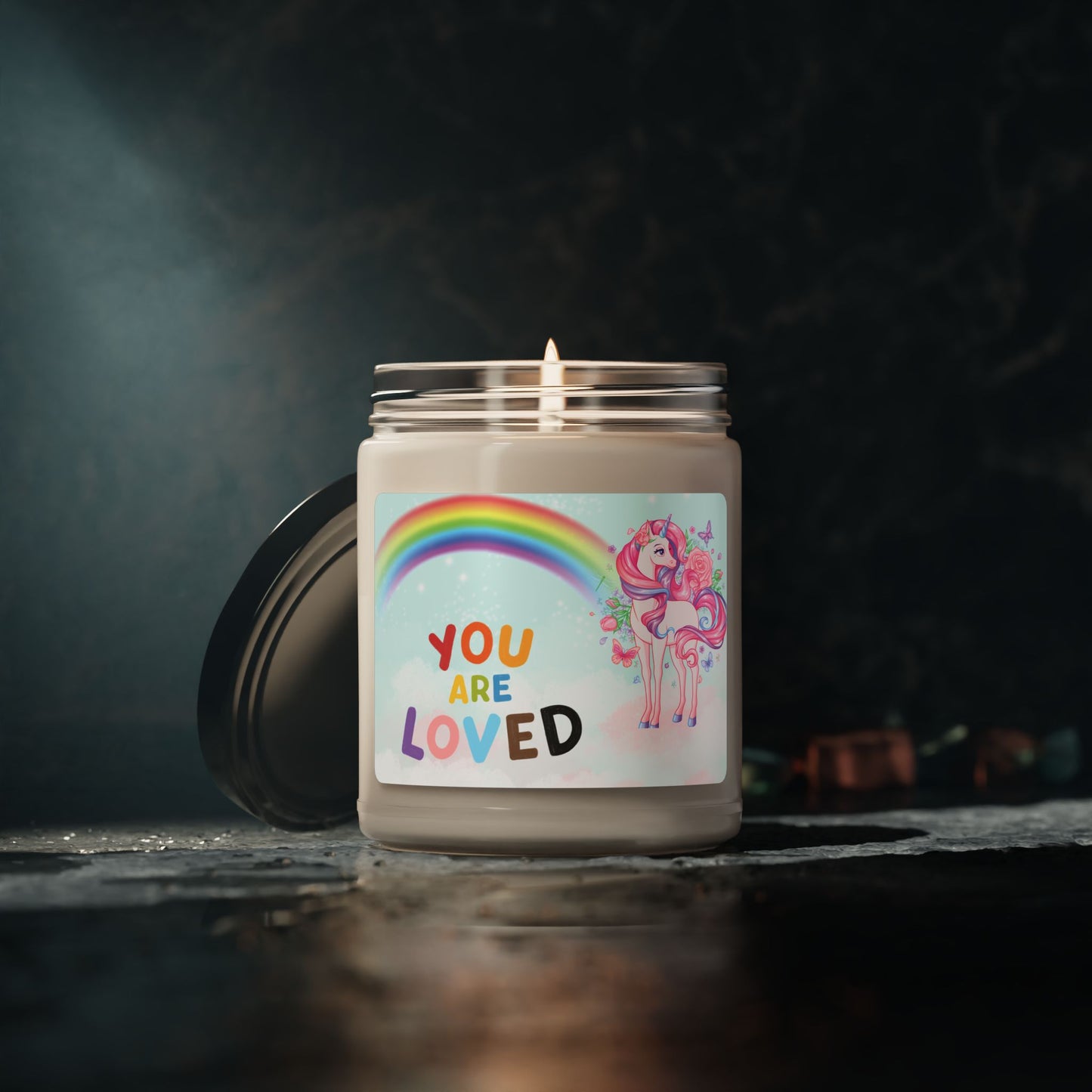 Soy Candle, You Are Loved Soy Candle, Unicorn Love, Magic, Best Scented Candles, Make Your Living Space Fragrant , Home Decor