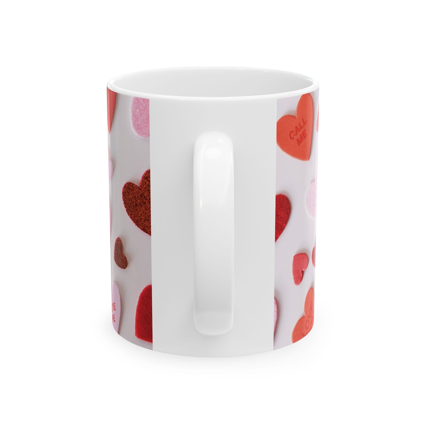 Heartfelt Love Ceramic Mug - Perfect for Valentine's Day Gifts