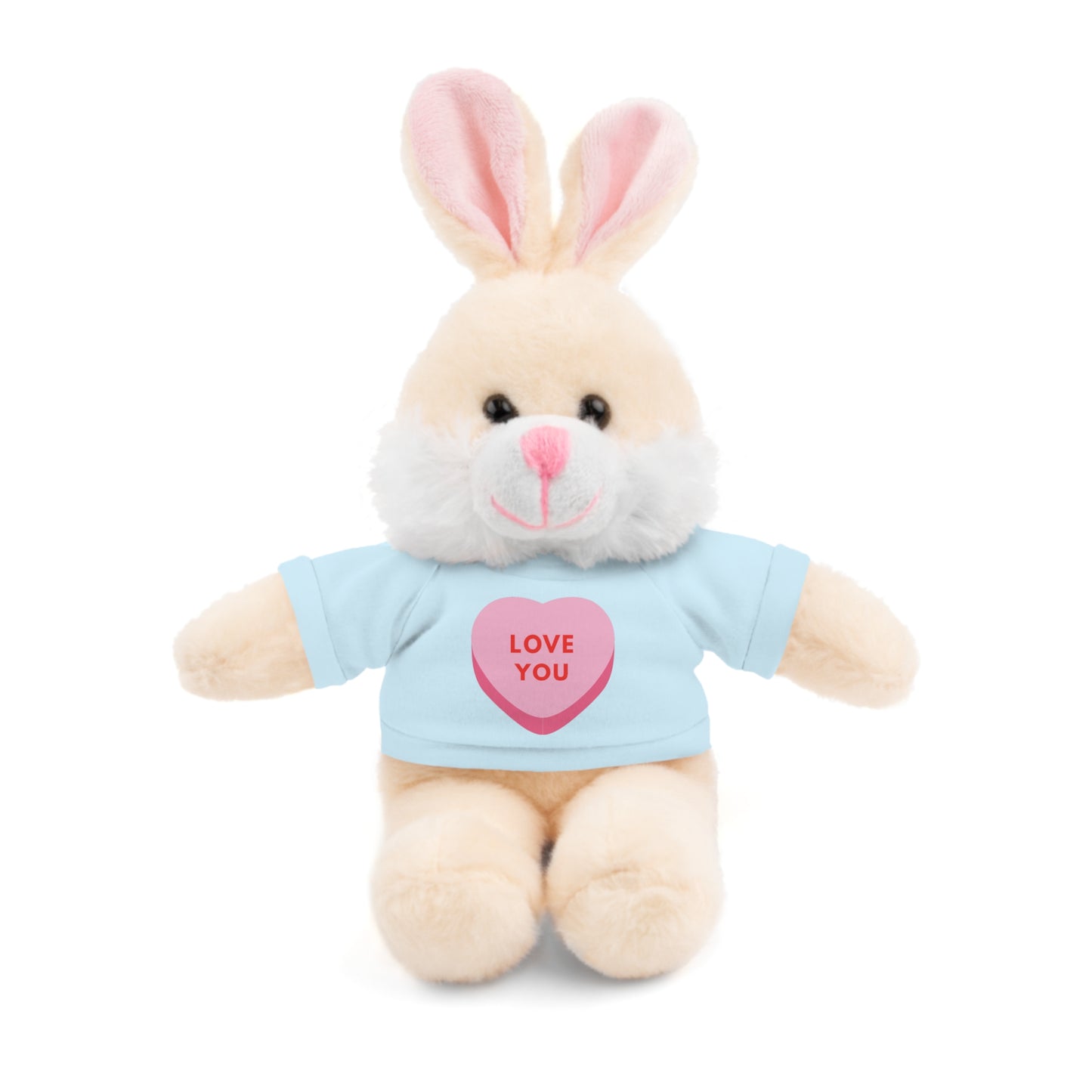 Love You Stuffed Animal with Tee | Adorable Gift for Kids & Occasions, Best Gift For Him/Her, Valentine Special Edition