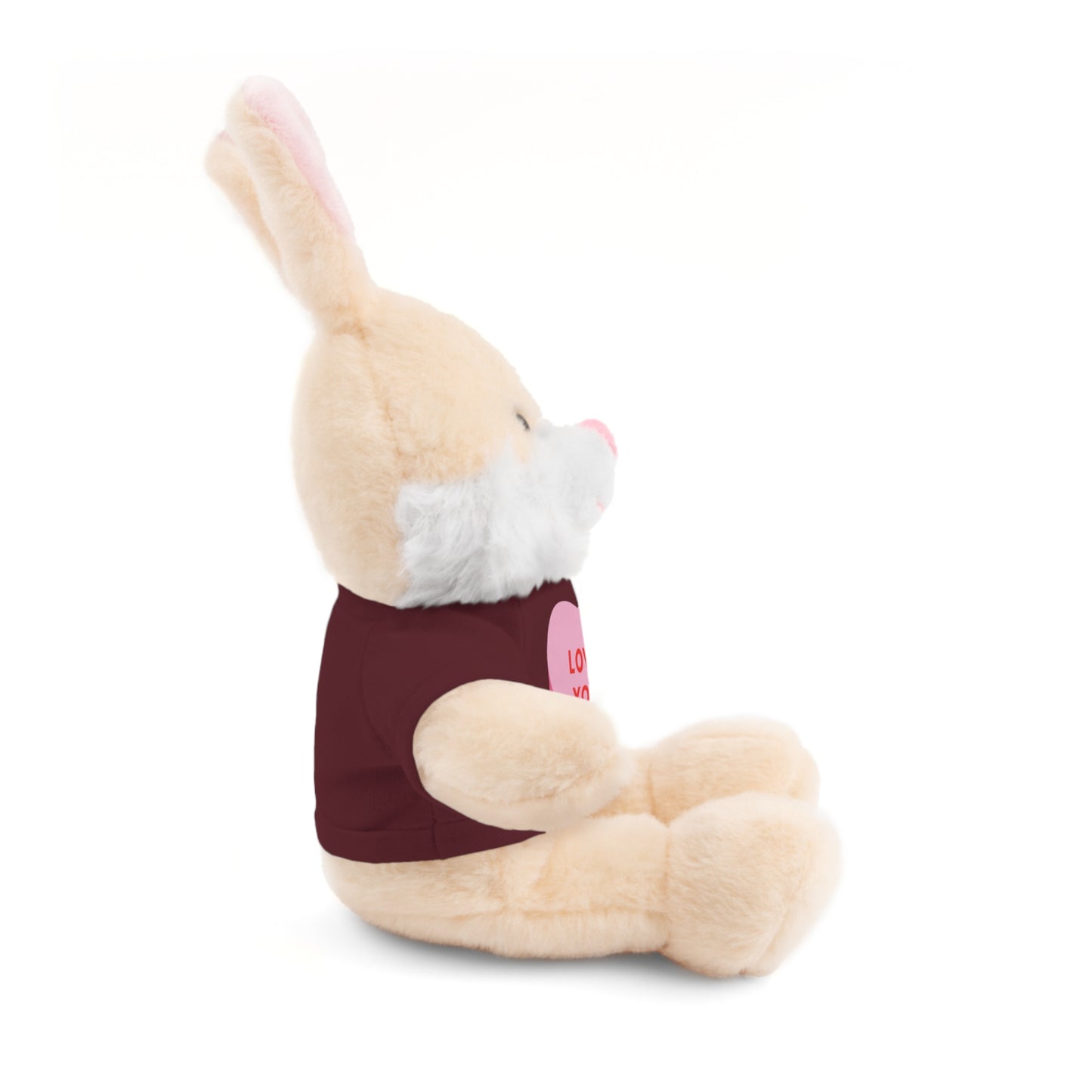 Love You Stuffed Animal with Tee | Adorable Gift for Kids & Occasions, Best Gift For Him/Her, Valentine Special Edition