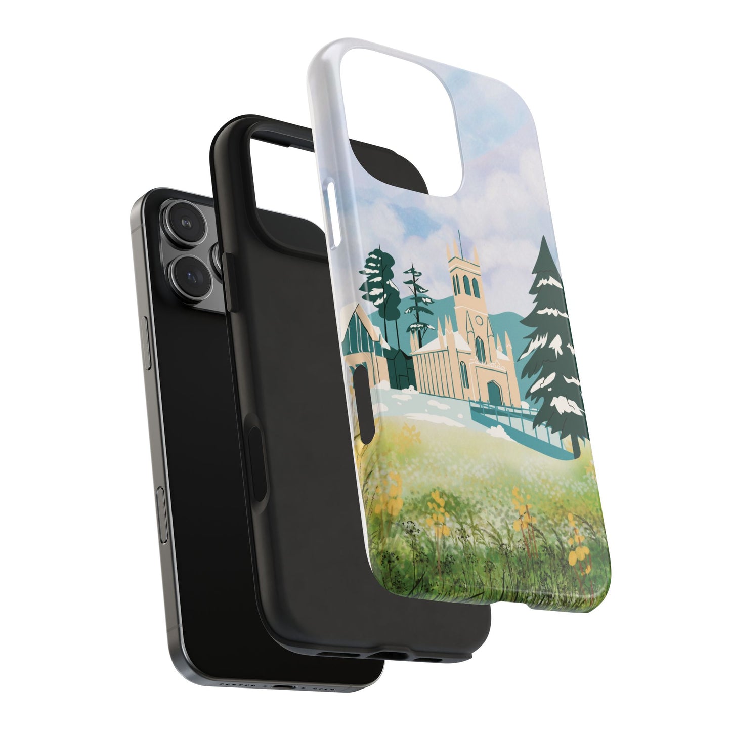 Tough Phone Cases, Beautiful Scenery Phone Cases, Protect Your Phone with Sleek and Tough Cases, Glossy Finish Phone Cases – Tough, Reliable, and Wireless Charging Ready