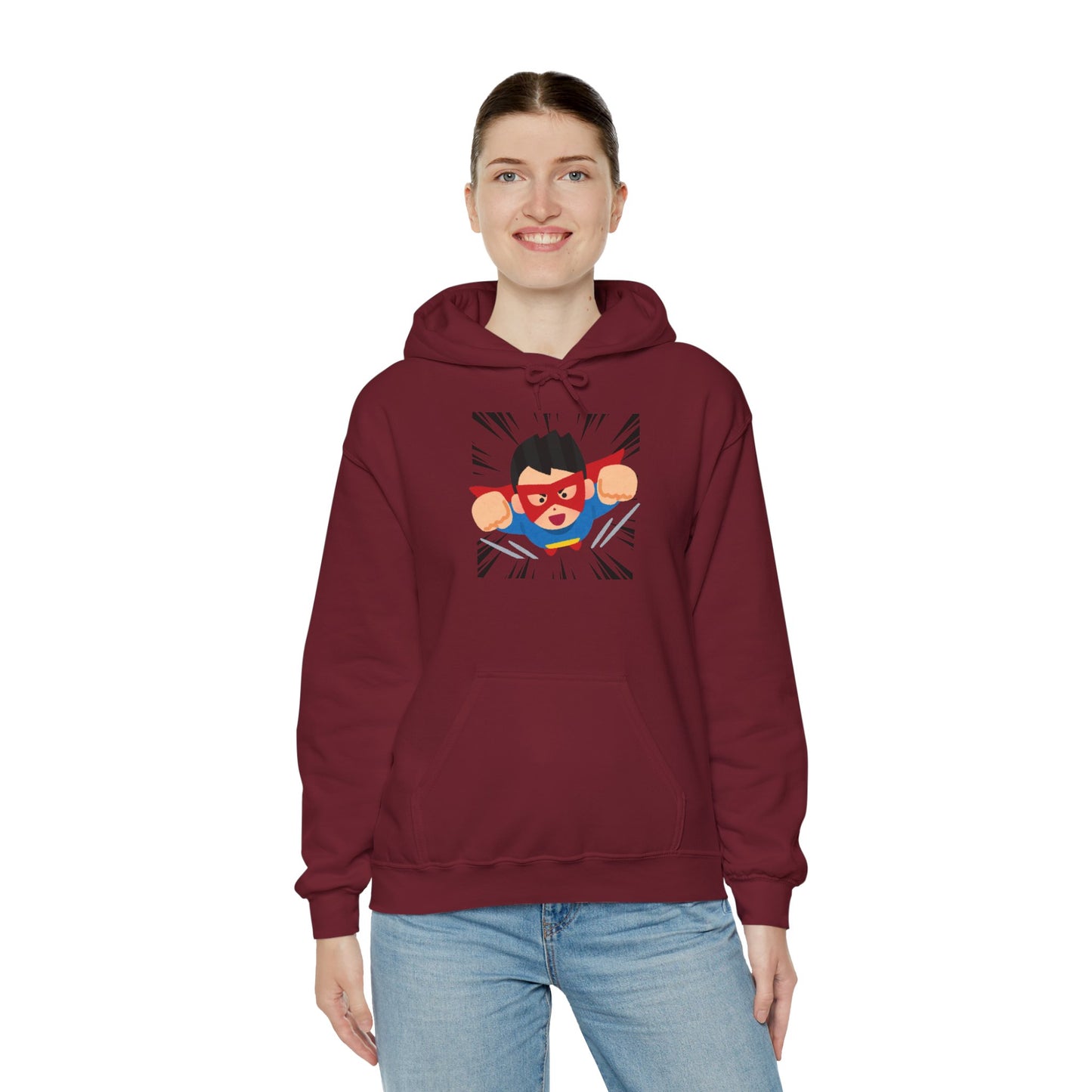 Cozy Hooded Sweatshirt with Kangaroo Pocket and Color-Matched Drawstring - Unisex, Comfortable, Durable And Stylish, Unisex Hoodie