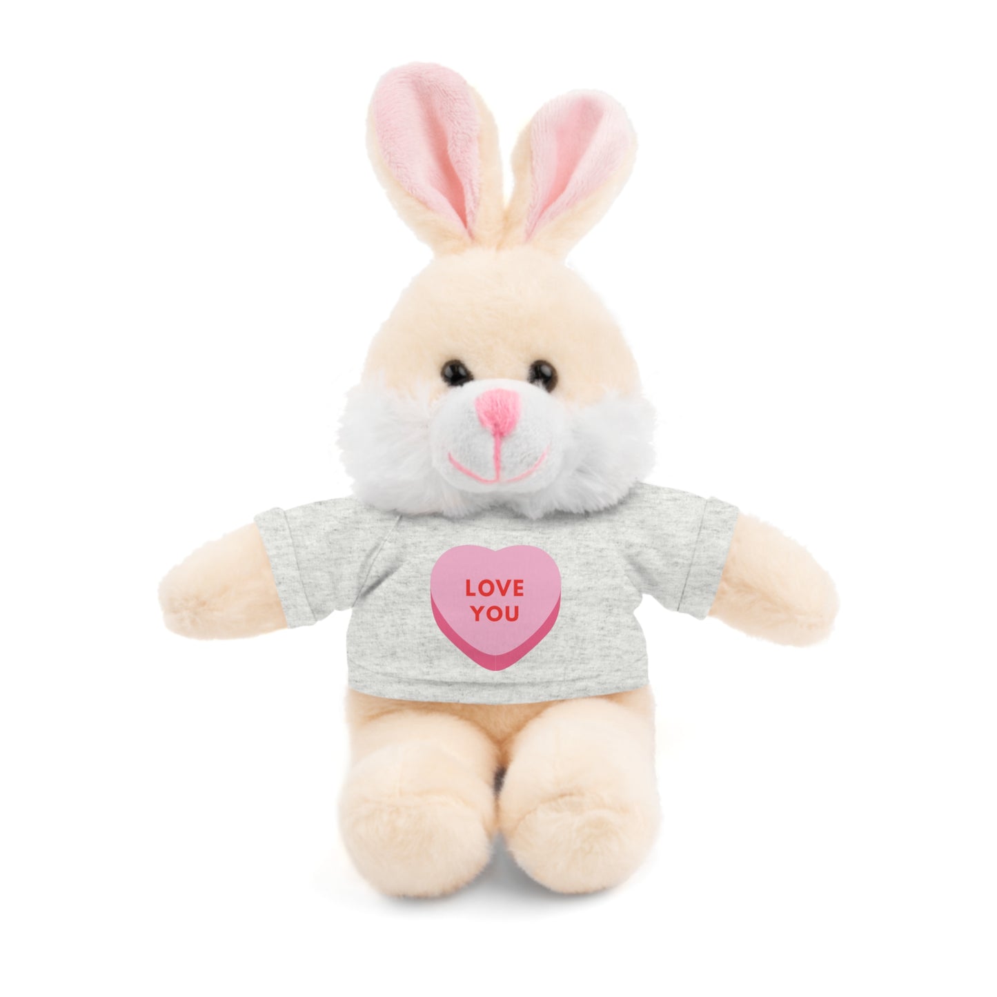 Love You Stuffed Animal with Tee | Adorable Gift for Kids & Occasions, Best Gift For Him/Her, Valentine Special Edition