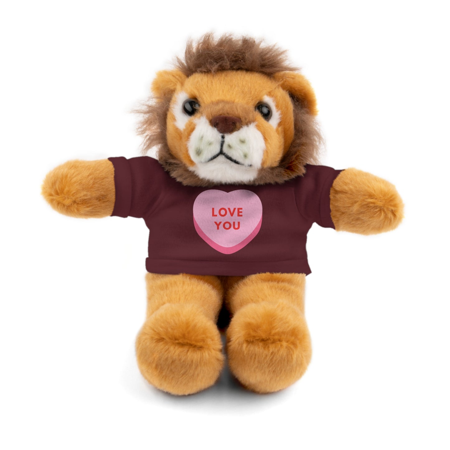 Love You Stuffed Animal with Tee | Adorable Gift for Kids & Occasions, Best Gift For Him/Her, Valentine Special Edition