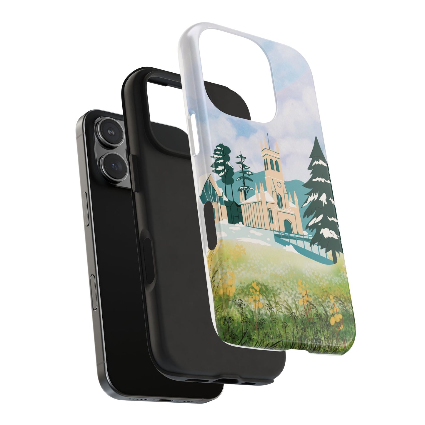 Tough Phone Cases, Beautiful Scenery Phone Cases, Protect Your Phone with Sleek and Tough Cases, Glossy Finish Phone Cases – Tough, Reliable, and Wireless Charging Ready