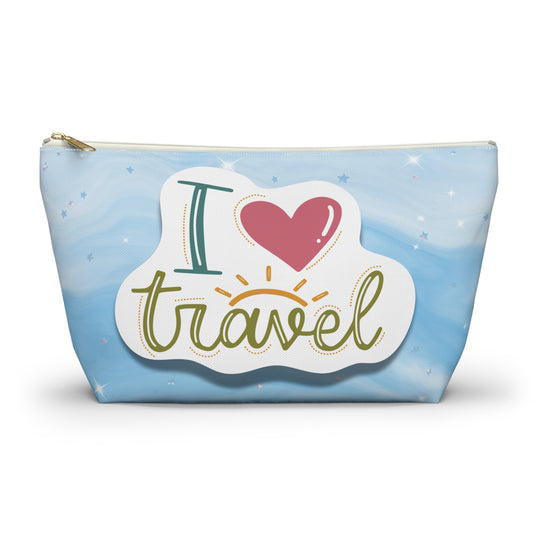 Pouch Bag, Multipurpose Pouch, Travel Pouch Bag, I Love Travel Bag, Stylish And Spacious