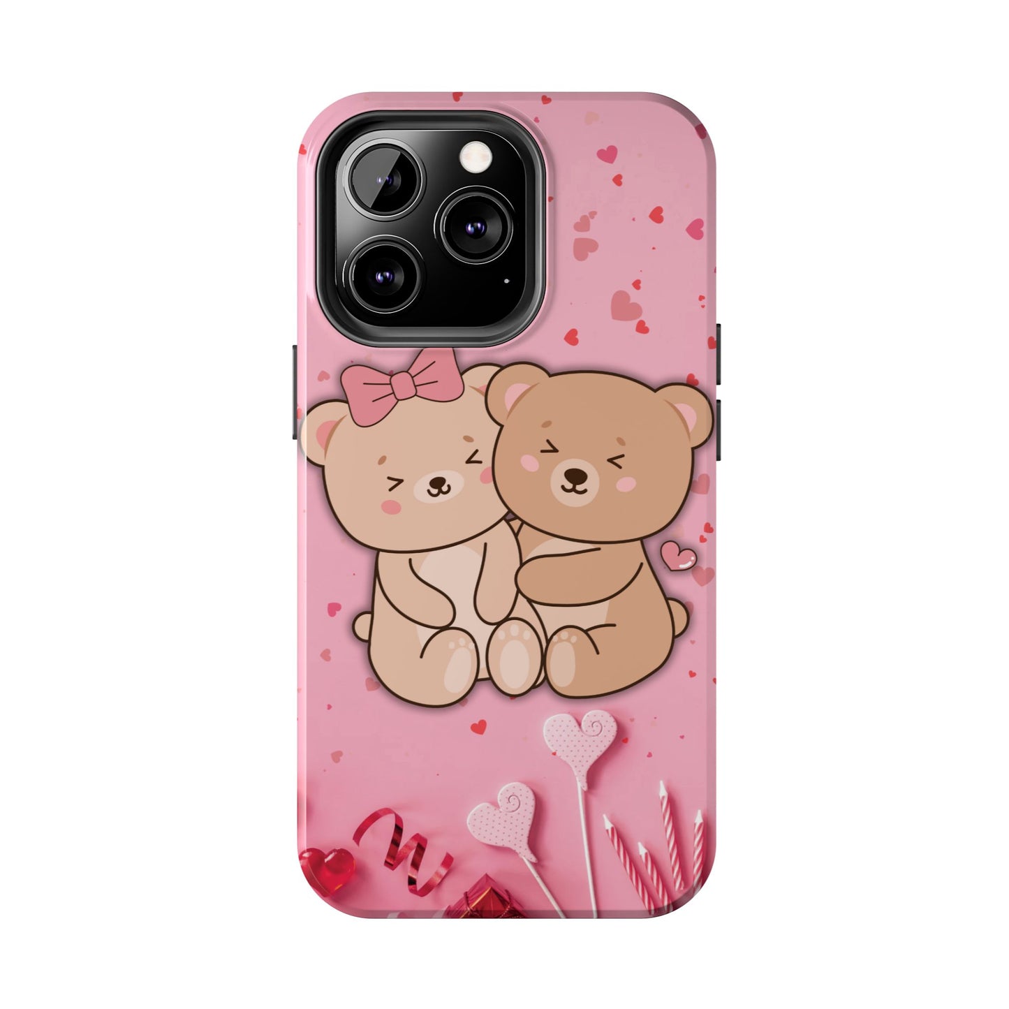 Cute Bear Couple Phone Case - Valentine's Day Gift