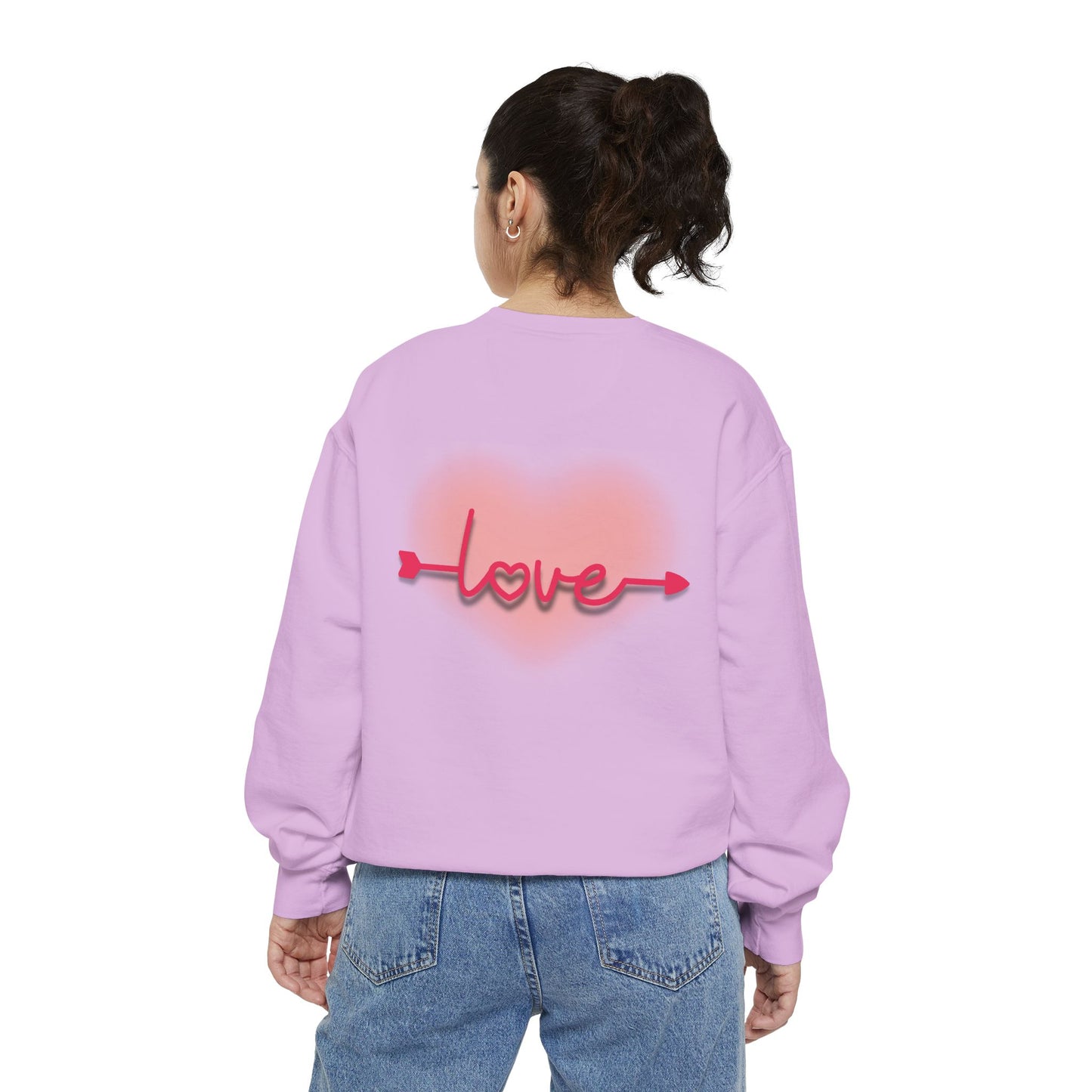 Cute Love Tree Unisex Sweatshirt - Perfect for Valentine's Day