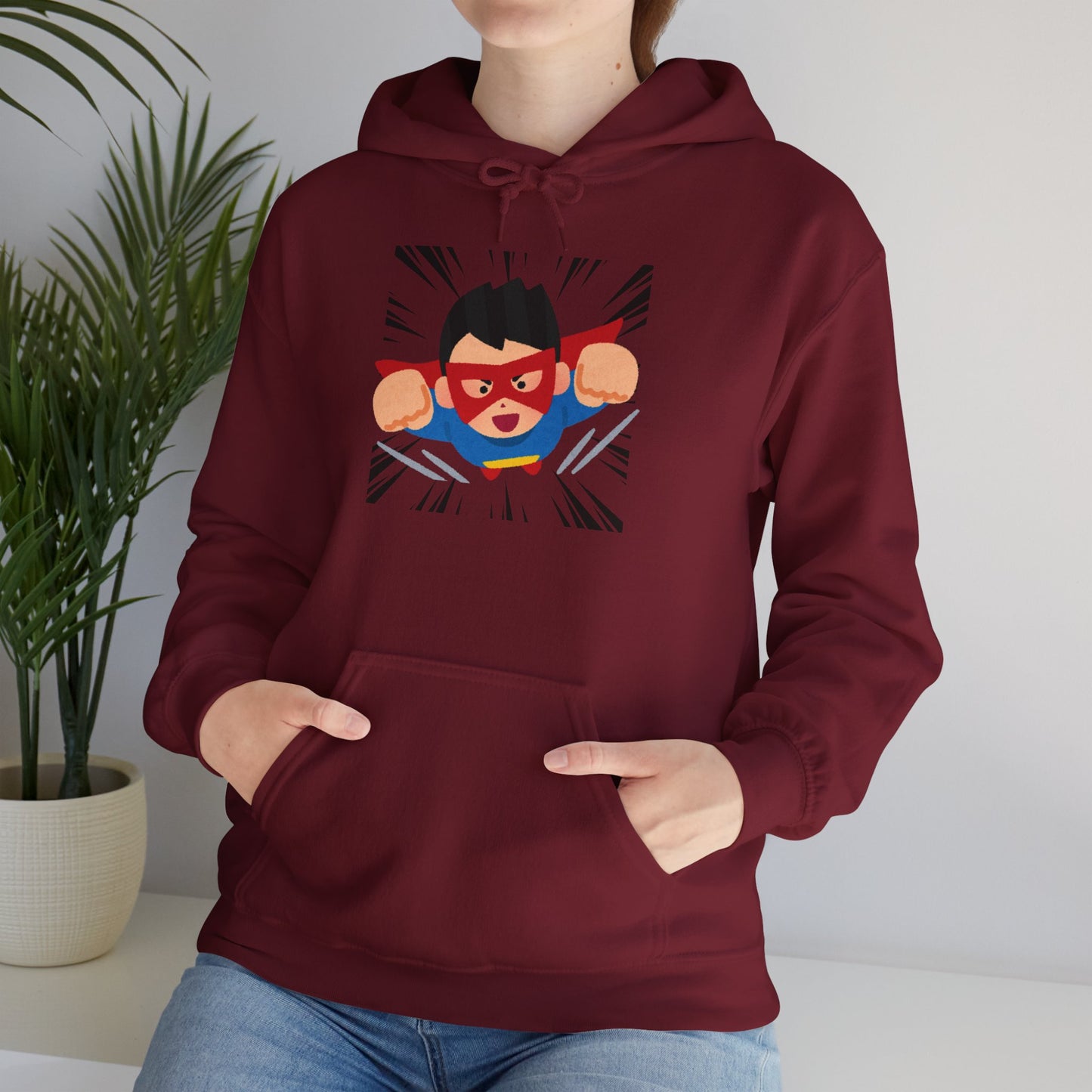 Cozy Hooded Sweatshirt with Kangaroo Pocket and Color-Matched Drawstring - Unisex, Comfortable, Durable And Stylish, Unisex Hoodie