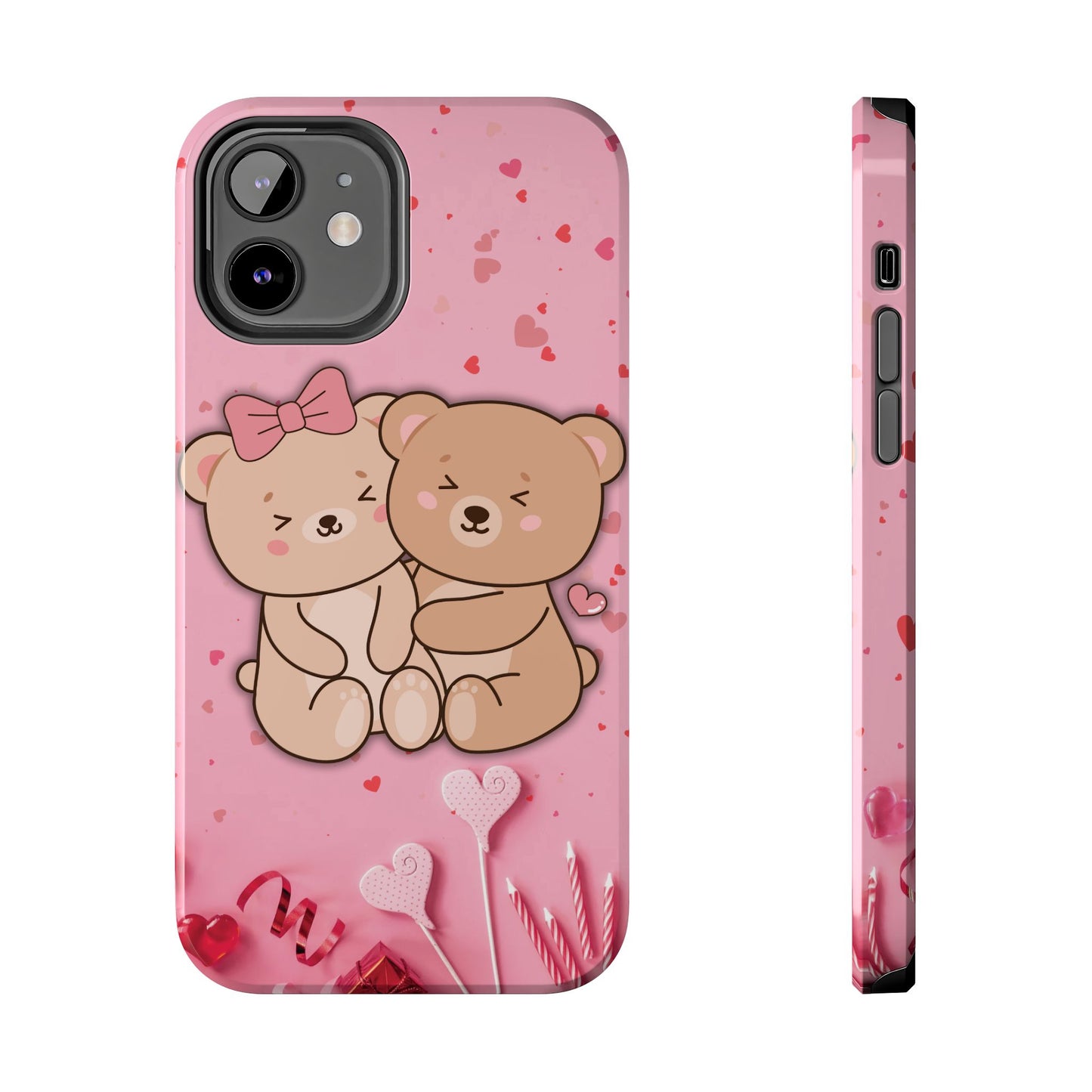 Cute Bear Couple Phone Case - Valentine's Day Gift