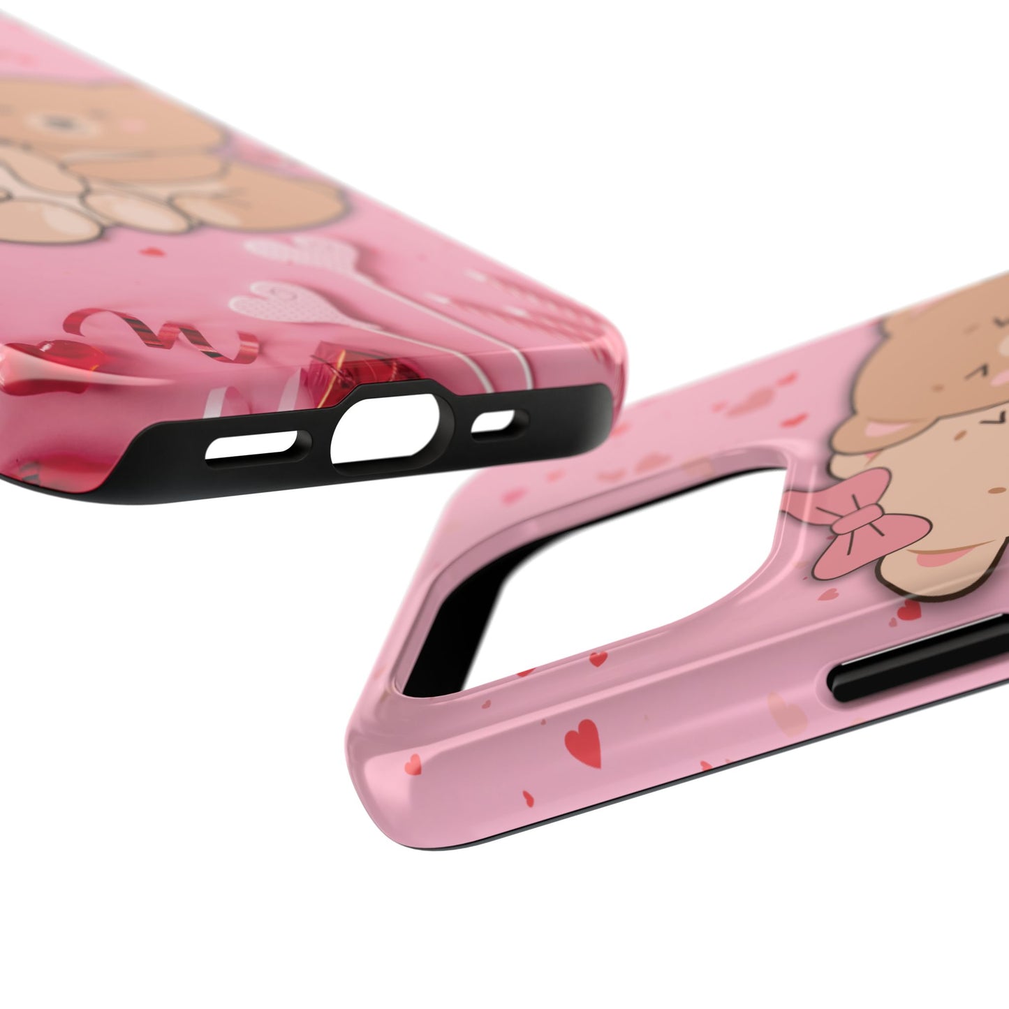 Cute Bear Couple Phone Case - Valentine's Day Gift