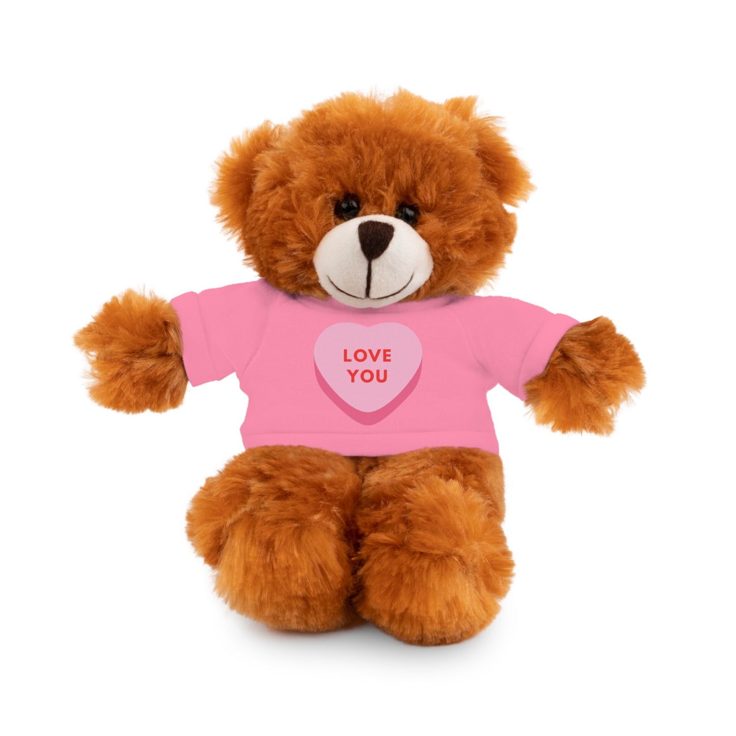 Love You Stuffed Animal with Tee | Adorable Gift for Kids & Occasions, Best Gift For Him/Her, Valentine Special Edition