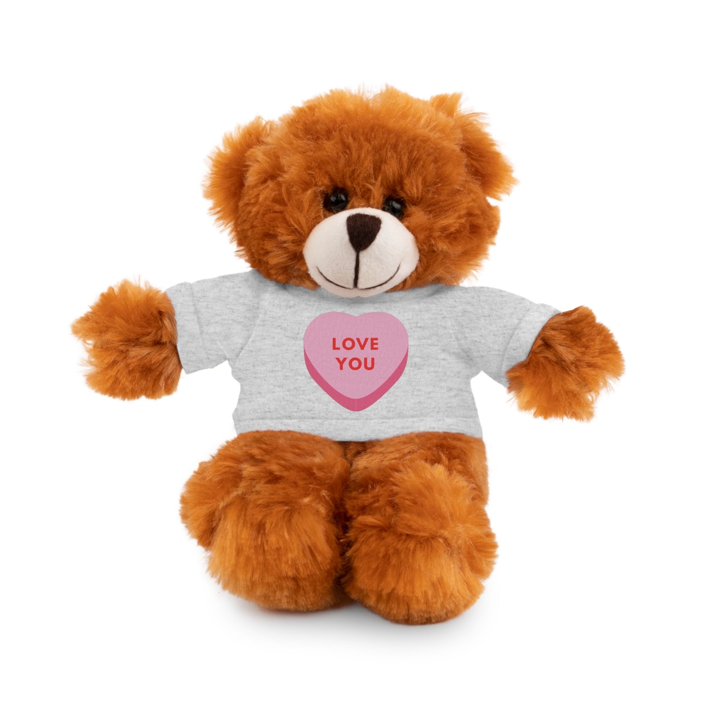 Love You Stuffed Animal with Tee | Adorable Gift for Kids & Occasions, Best Gift For Him/Her, Valentine Special Edition