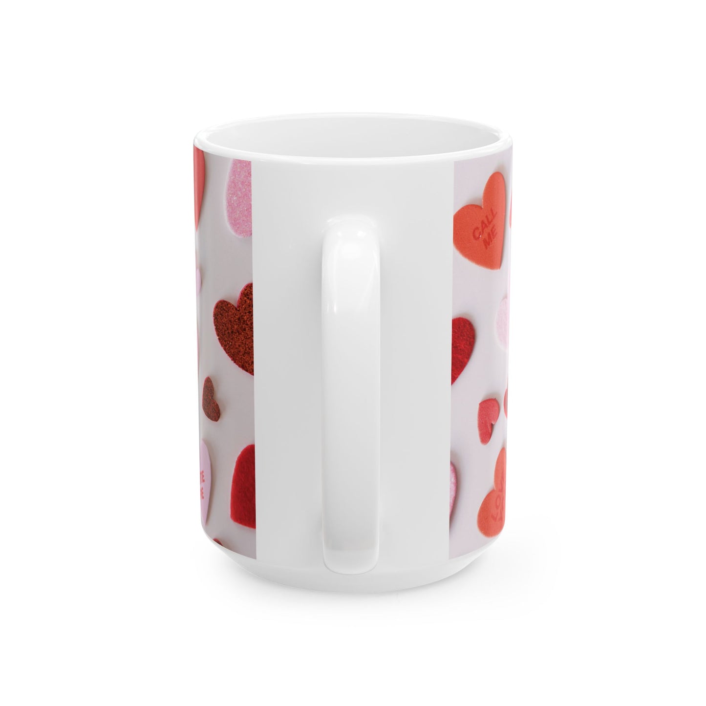 Heartfelt Love Ceramic Mug - Perfect for Valentine's Day Gifts