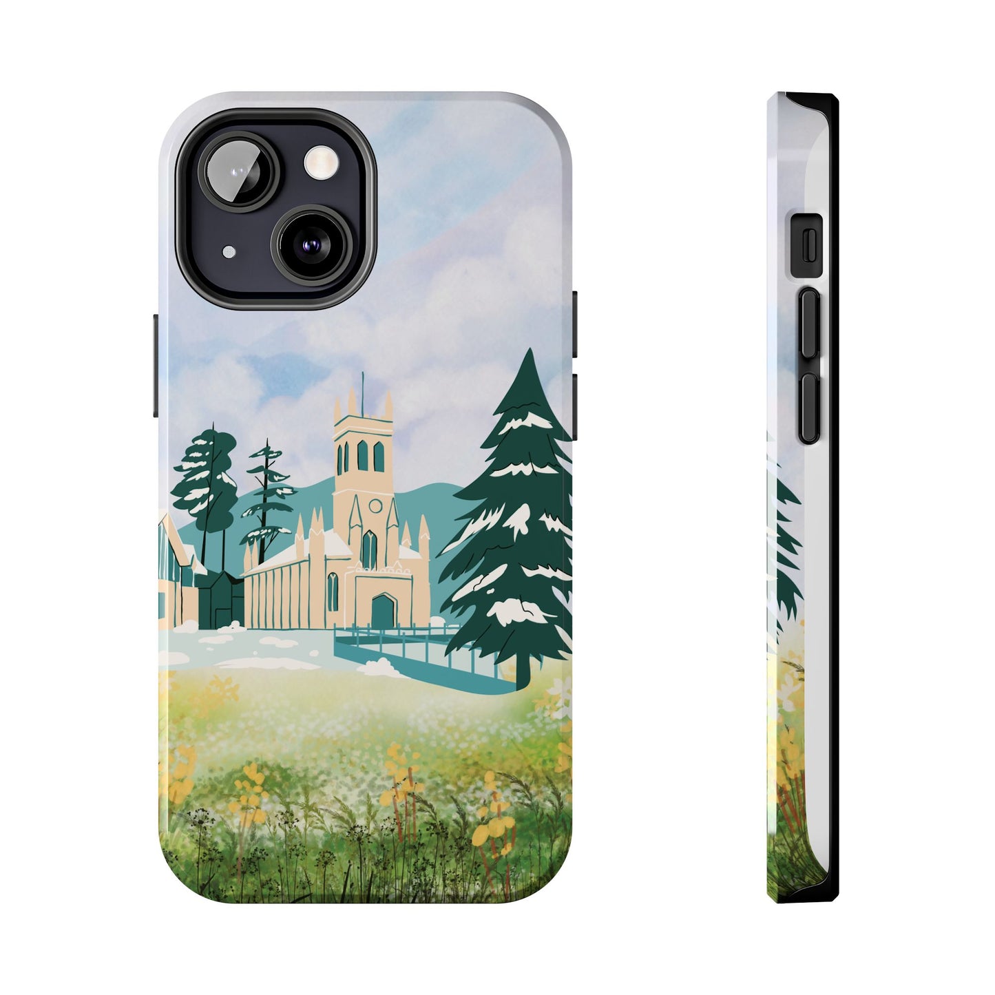 Tough Phone Cases, Beautiful Scenery Phone Cases, Protect Your Phone with Sleek and Tough Cases, Glossy Finish Phone Cases – Tough, Reliable, and Wireless Charging Ready