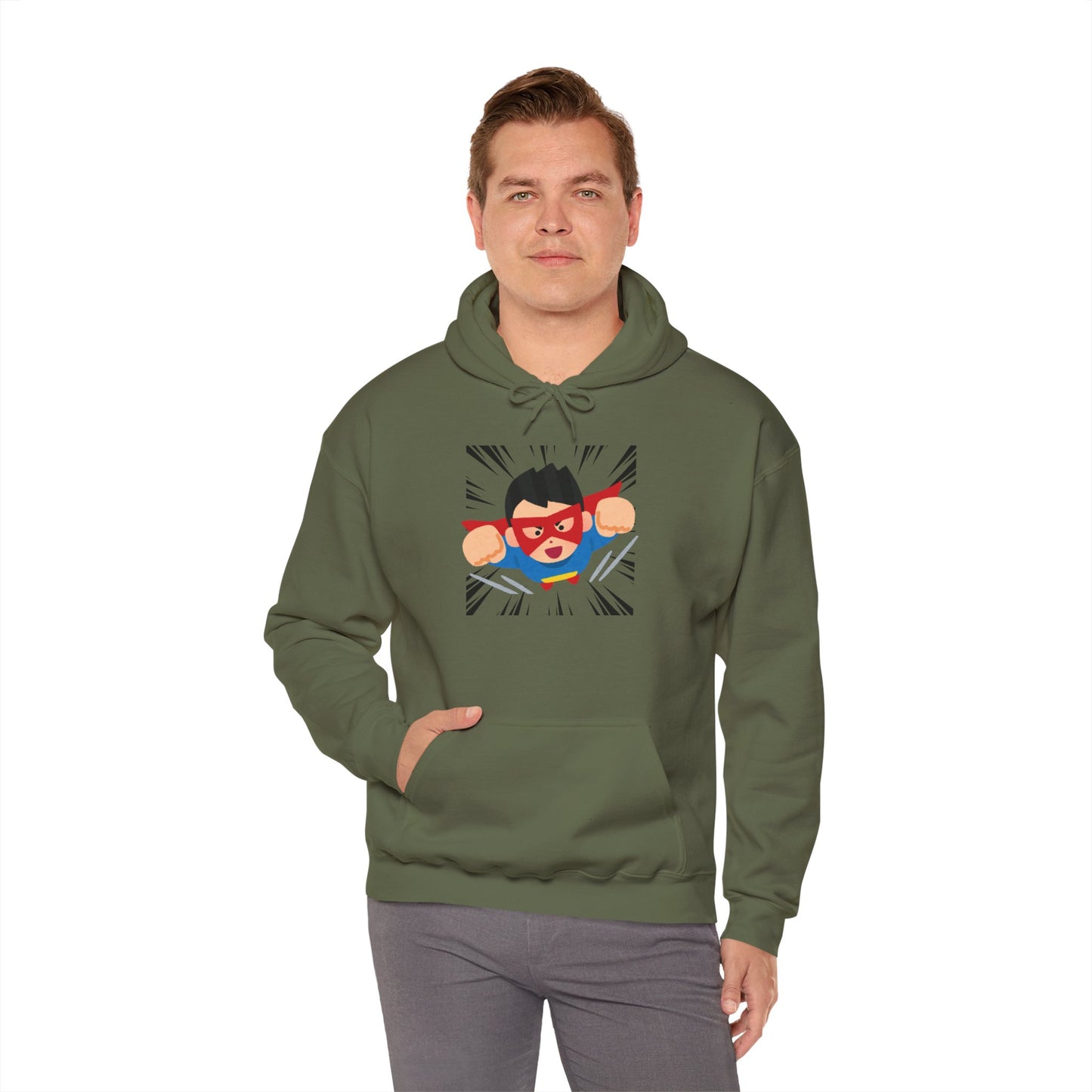 Cozy Hooded Sweatshirt with Kangaroo Pocket and Color-Matched Drawstring - Unisex, Comfortable, Durable And Stylish, Unisex Hoodie