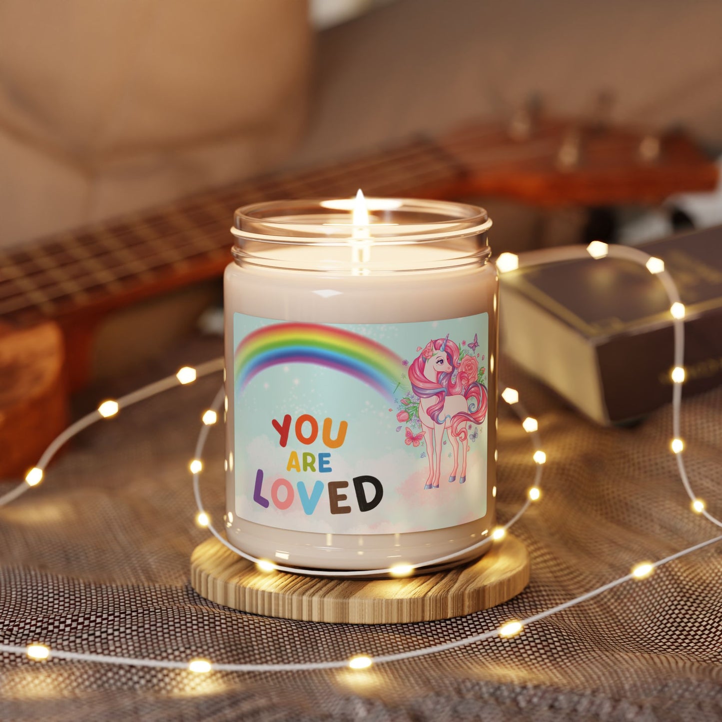 Soy Candle, You Are Loved Soy Candle, Unicorn Love, Magic, Best Scented Candles, Make Your Living Space Fragrant , Home Decor