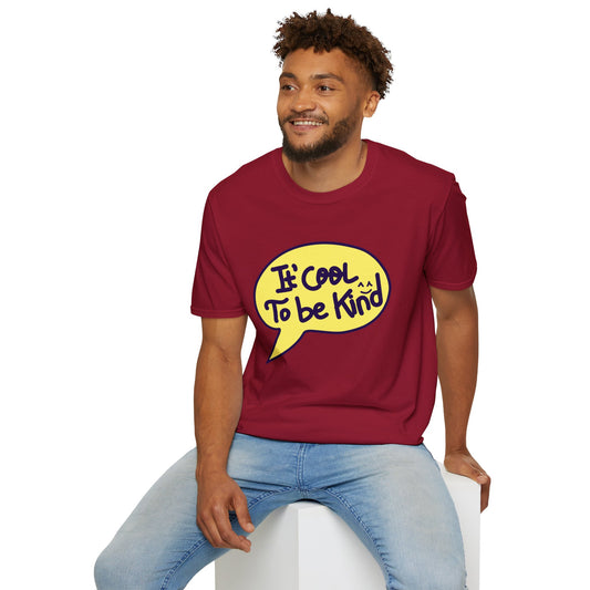 Unisex Softstyle T-Shirt - 'It's Cool To Be Kind' Graphic Tee