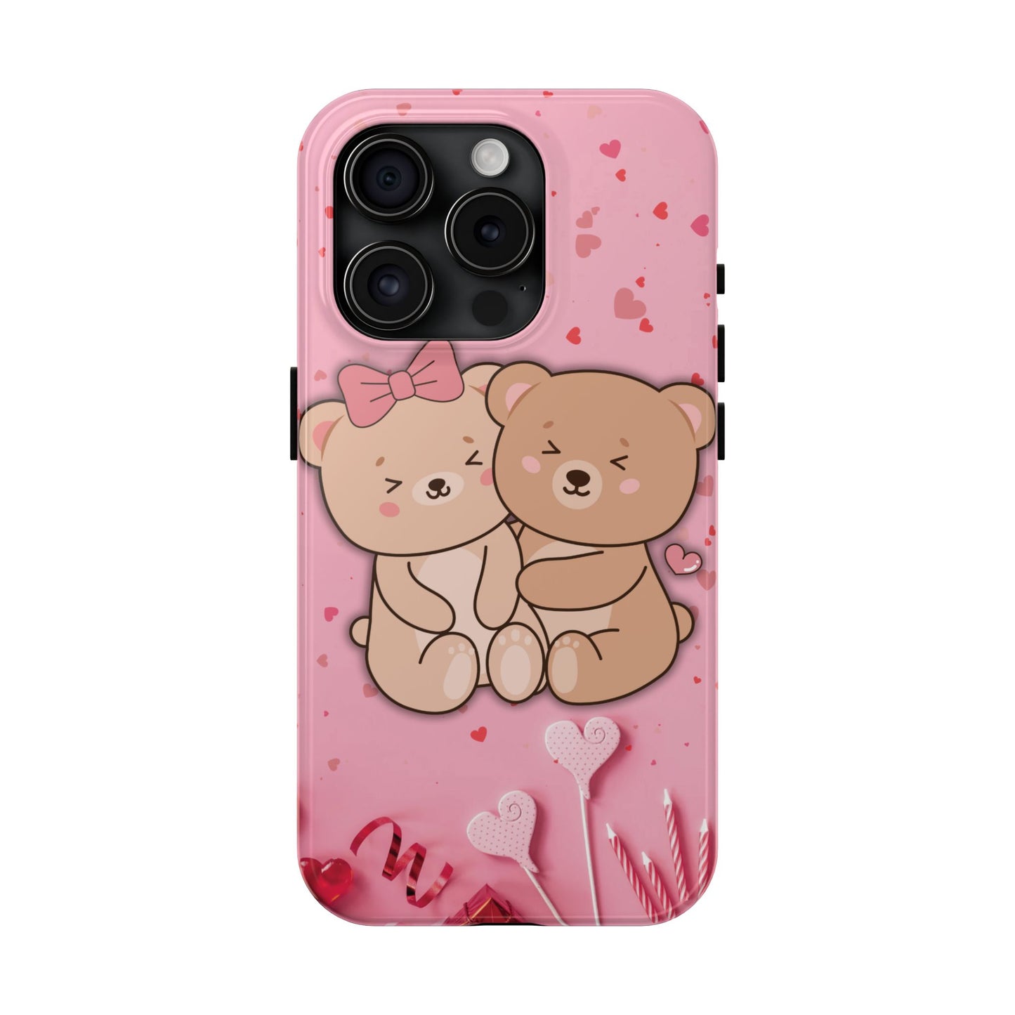 Cute Bear Couple Phone Case - Valentine's Day Gift