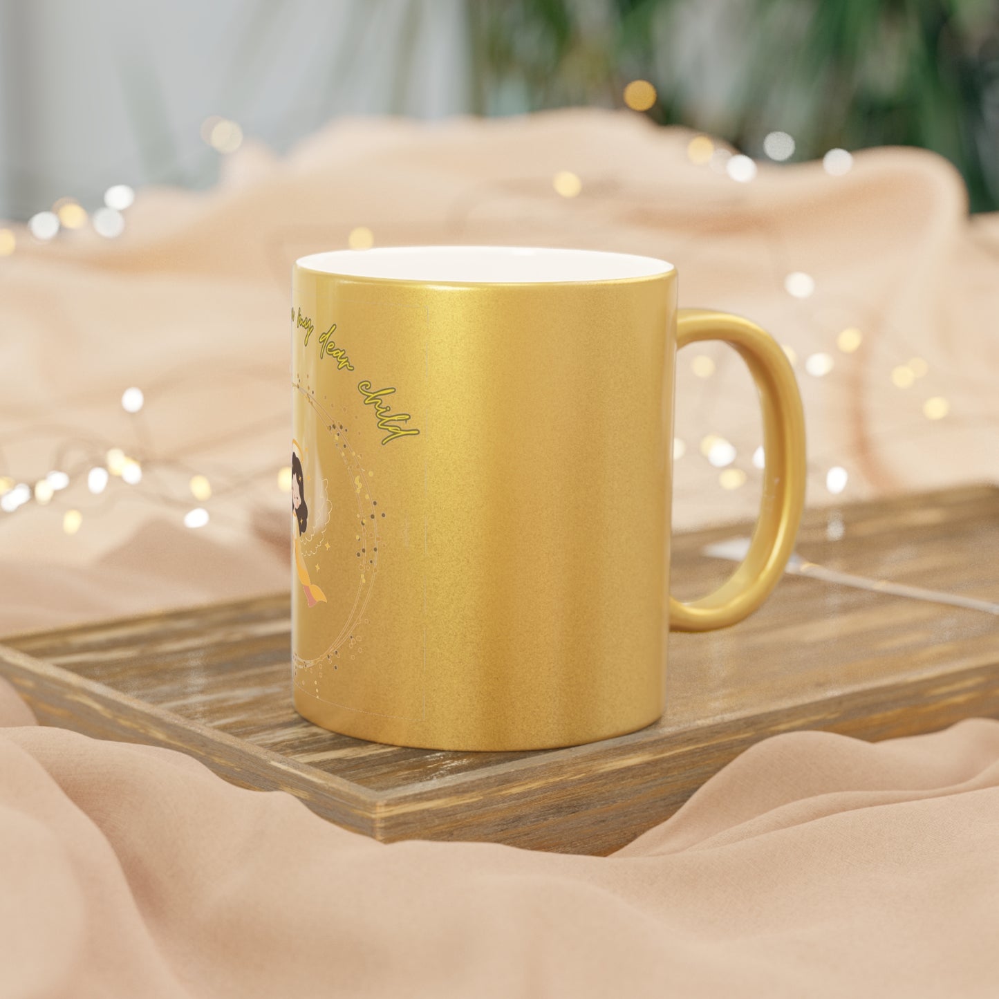 Metallic Coffee Mug (Silver\Gold), Gold or Silver Metallic Finish for a Luxe Look, Perfect for Gifting or Personal Use, Ceramic Mugs with Stunning Metallic Coating, Add Elegance to Every Sip