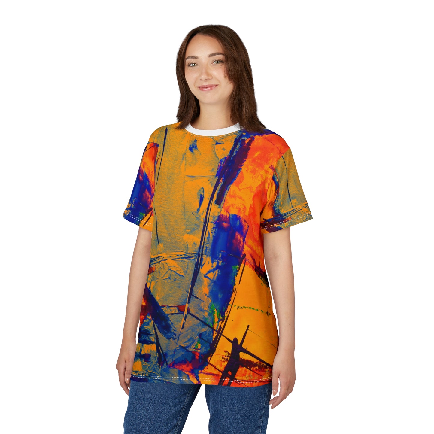 Microfiber Tee - Lightweight & Breathable - Unisex Cut & Sew T-Shirt, Multicolor Tee, Comfortable And Stylish