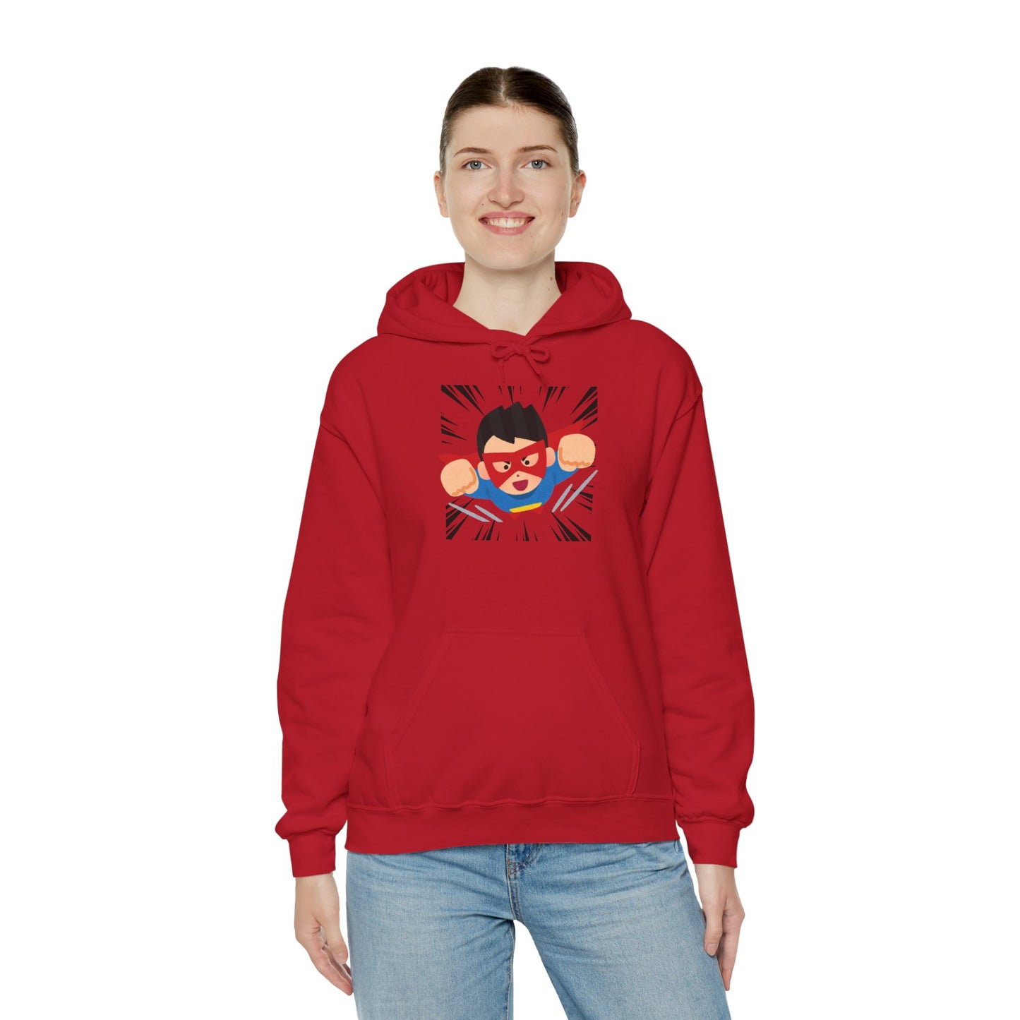 Cozy Hooded Sweatshirt with Kangaroo Pocket and Color-Matched Drawstring - Unisex, Comfortable, Durable And Stylish, Unisex Hoodie