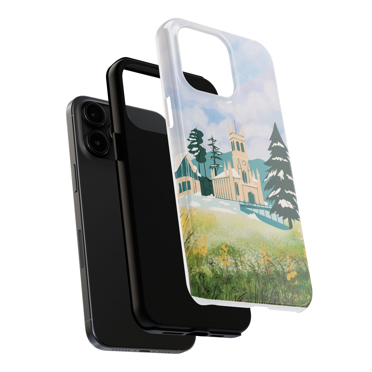 Tough Phone Cases, Beautiful Scenery Phone Cases, Protect Your Phone with Sleek and Tough Cases, Glossy Finish Phone Cases – Tough, Reliable, and Wireless Charging Ready