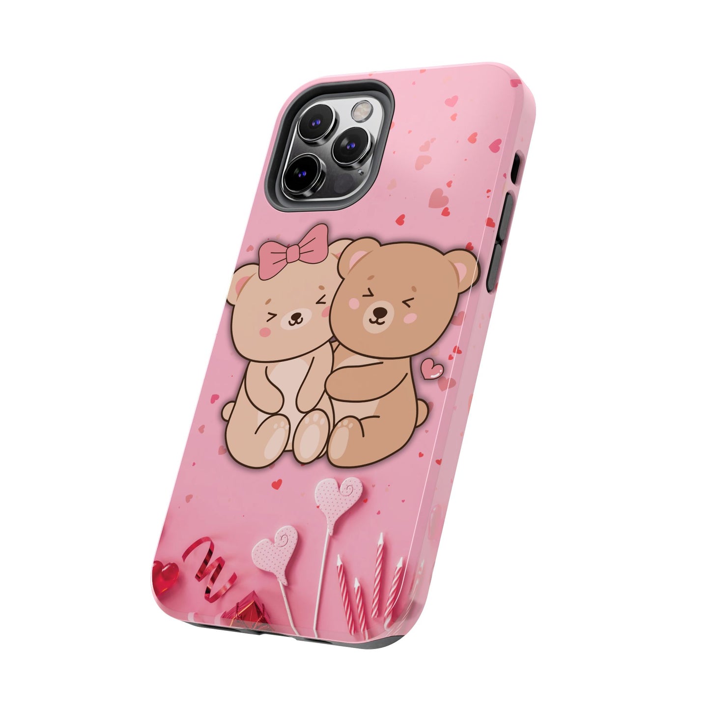 Cute Bear Couple Phone Case - Valentine's Day Gift