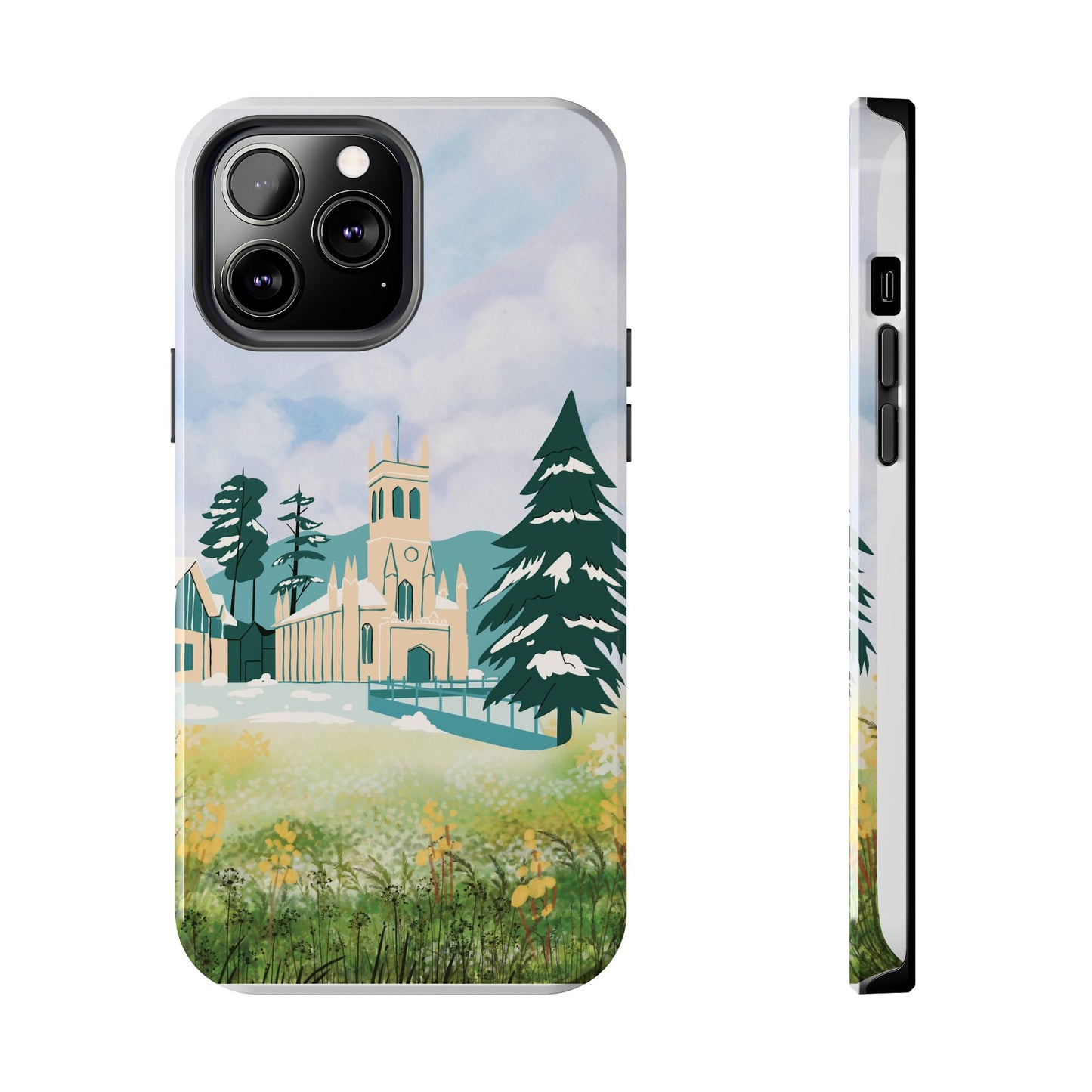 Tough Phone Cases, Beautiful Scenery Phone Cases, Protect Your Phone with Sleek and Tough Cases, Glossy Finish Phone Cases – Tough, Reliable, and Wireless Charging Ready