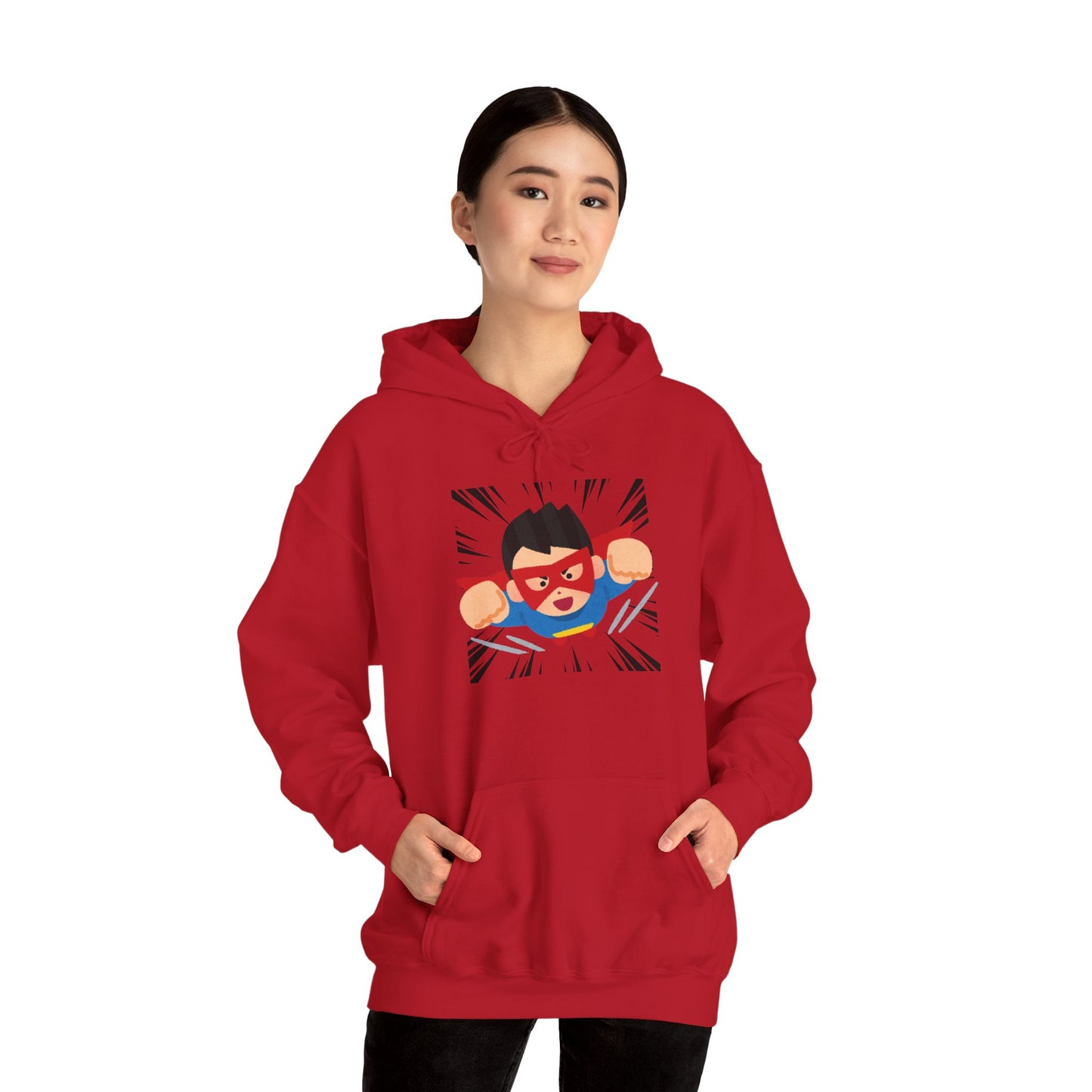 Cozy Hooded Sweatshirt with Kangaroo Pocket and Color-Matched Drawstring - Unisex, Comfortable, Durable And Stylish, Unisex Hoodie