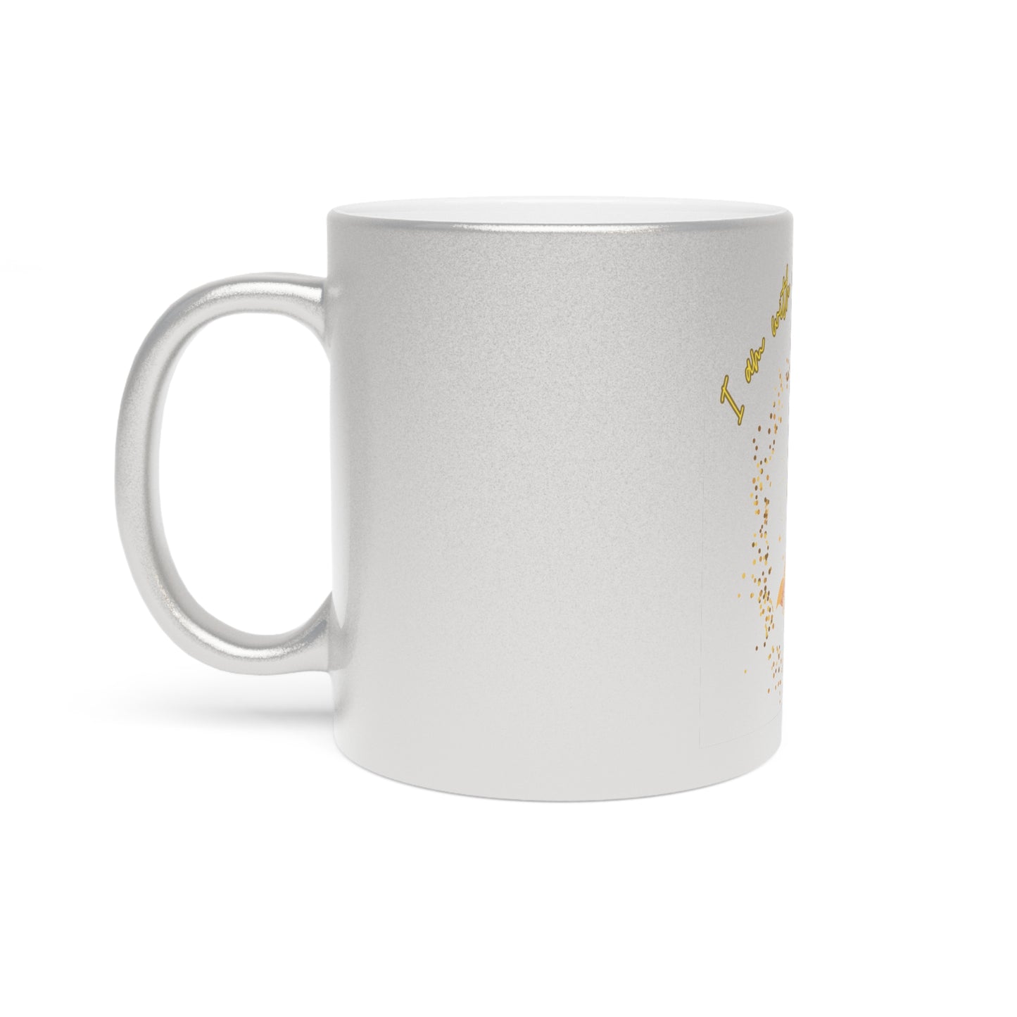 Metallic Coffee Mug (Silver\Gold), Gold or Silver Metallic Finish for a Luxe Look, Perfect for Gifting or Personal Use, Ceramic Mugs with Stunning Metallic Coating, Add Elegance to Every Sip