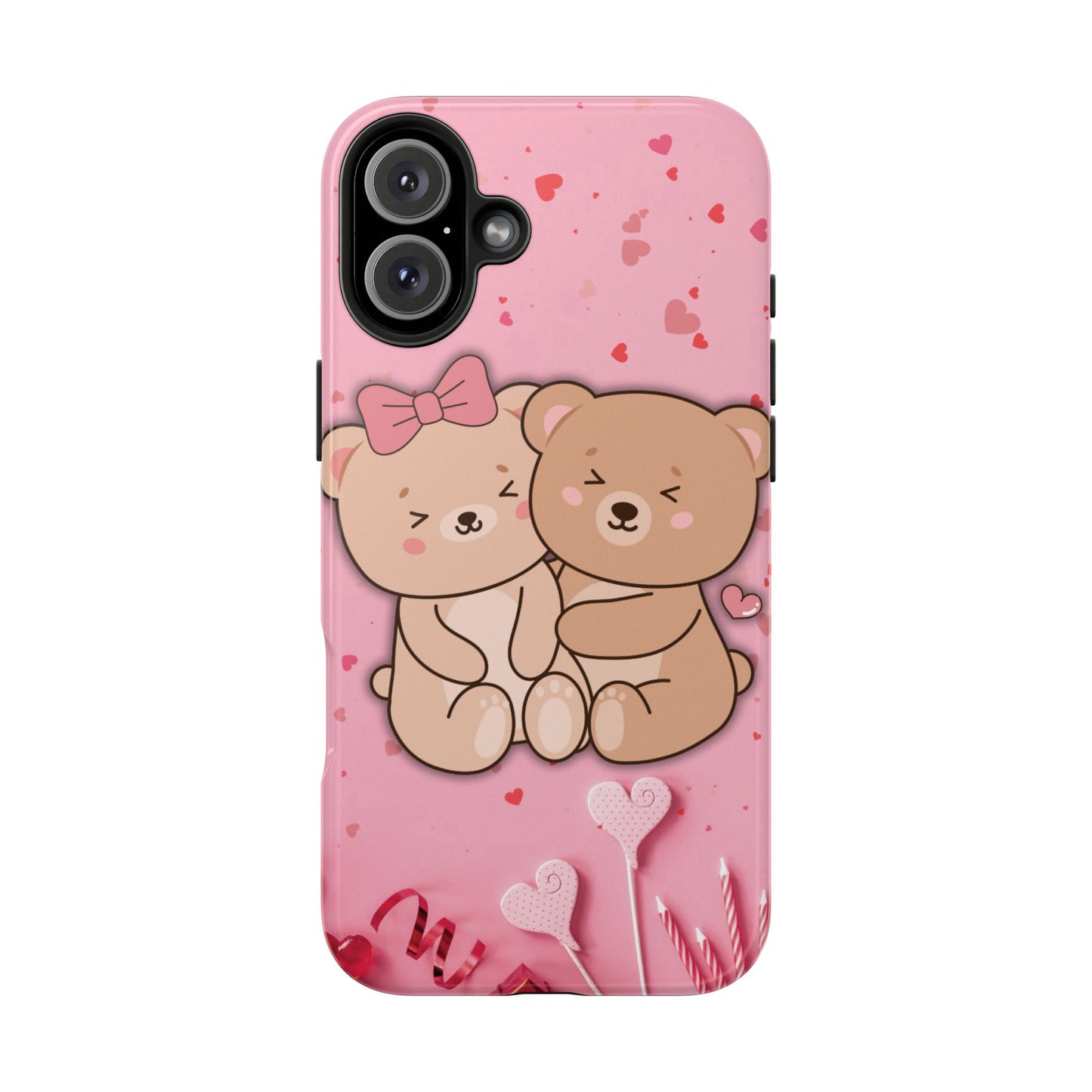 Cute Bear Couple Phone Case - Valentine's Day Gift