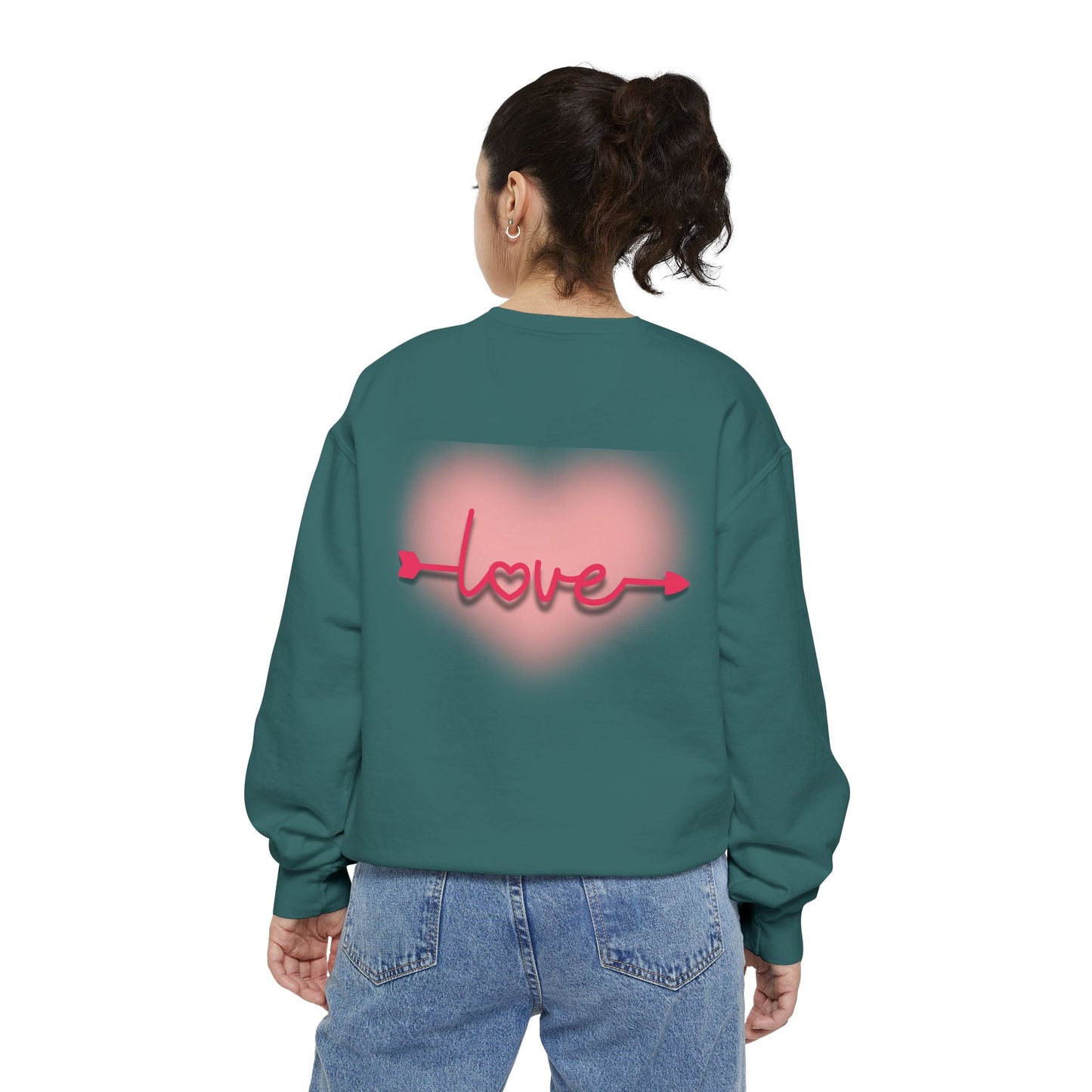 Cute Love Tree Unisex Sweatshirt - Perfect for Valentine's Day